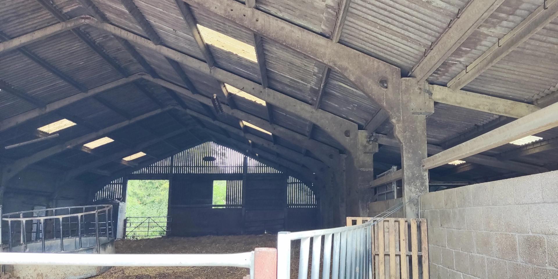 Concrete frame Atcost barn for Class Q development