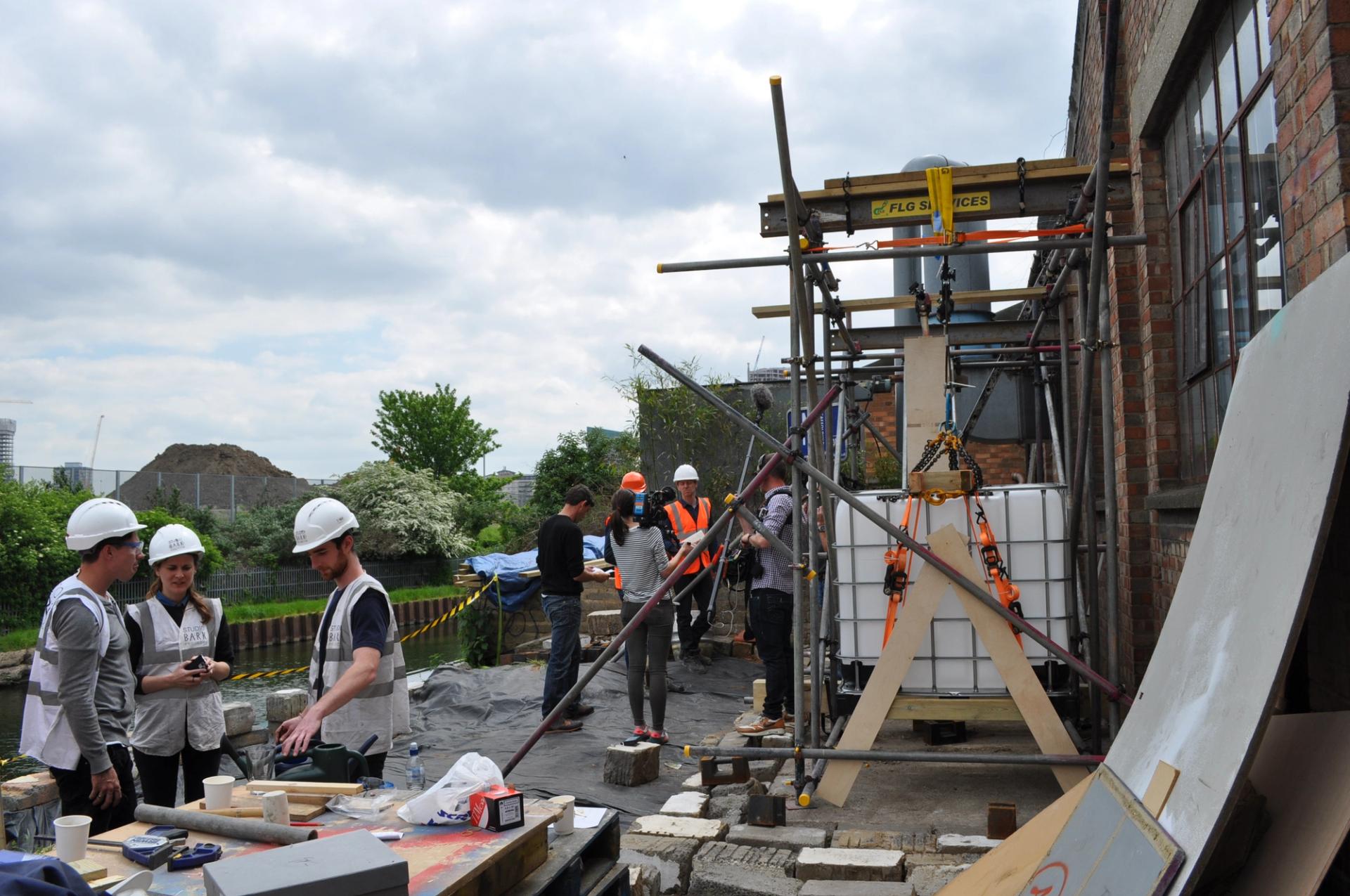 Studio Bark Projects on site at Box House