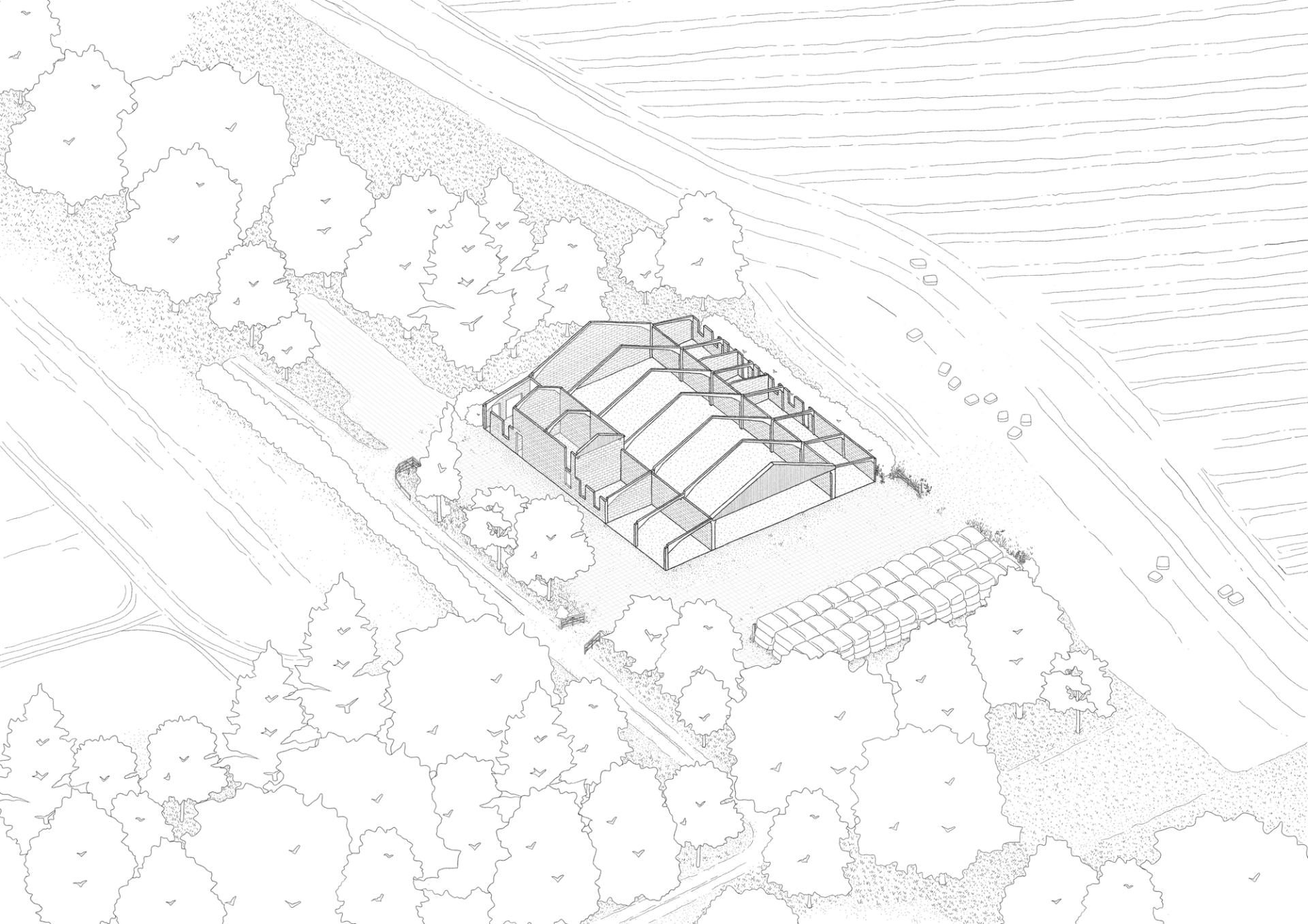 Existing Atcost barn for Class Q development