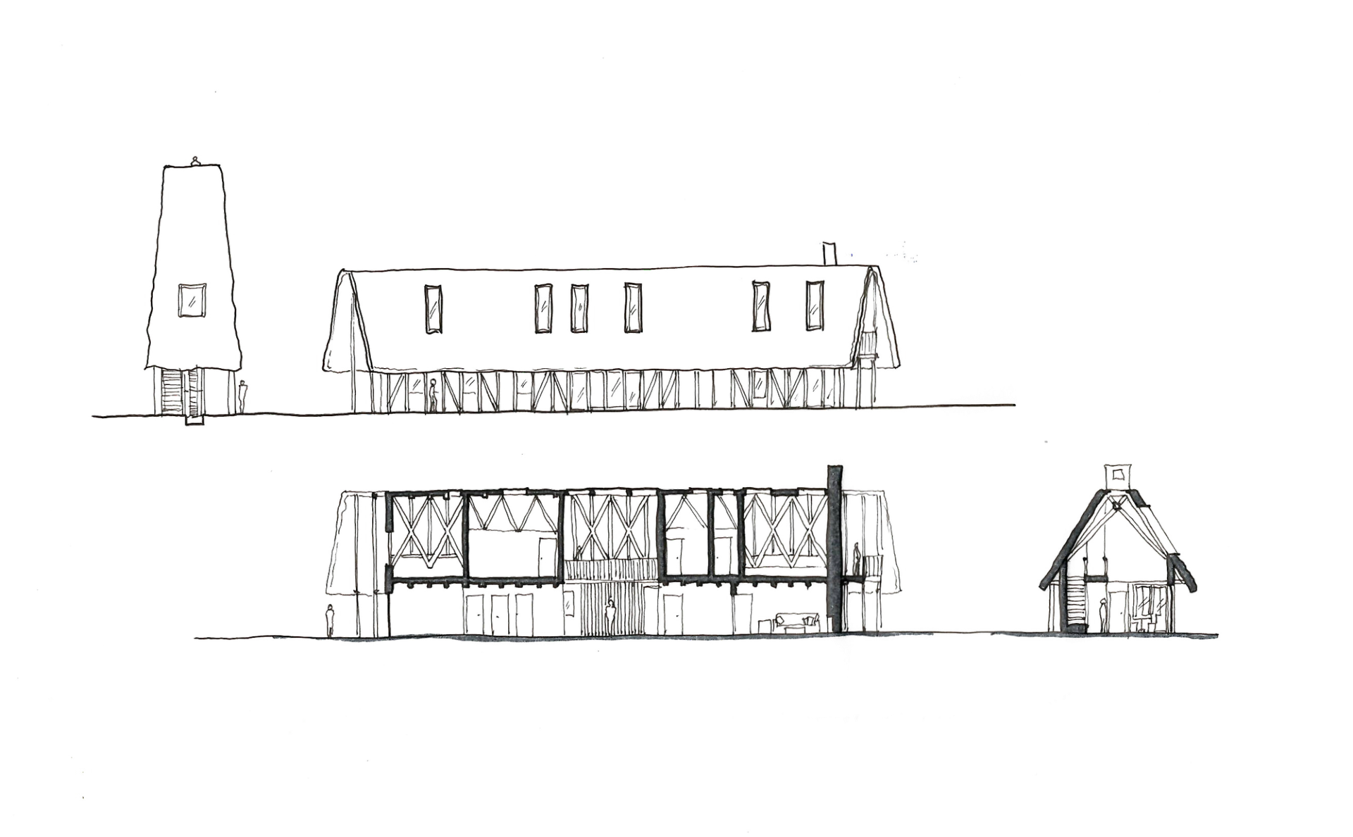 Elevation sketch by Studio Bark
