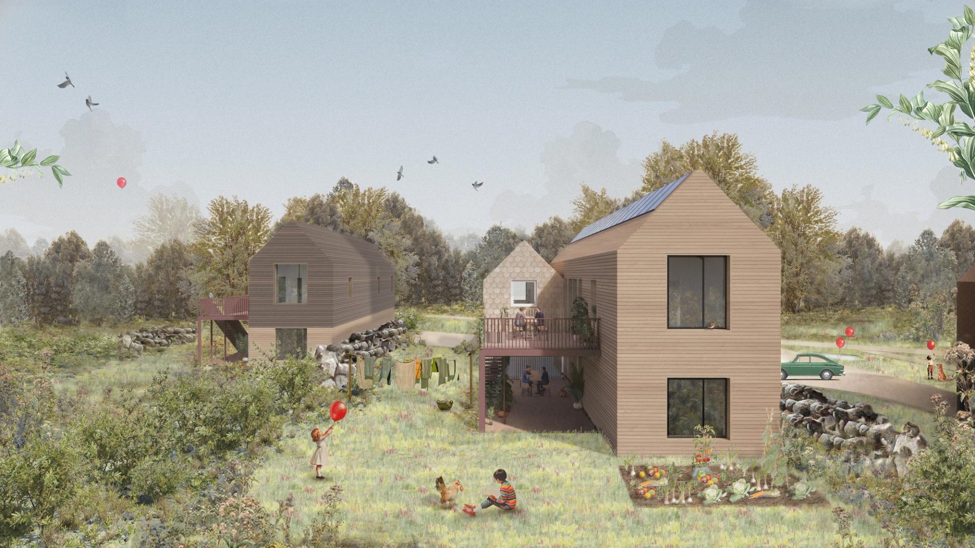 Easton Bavents coastal erosion housing scheme by Studio Bark