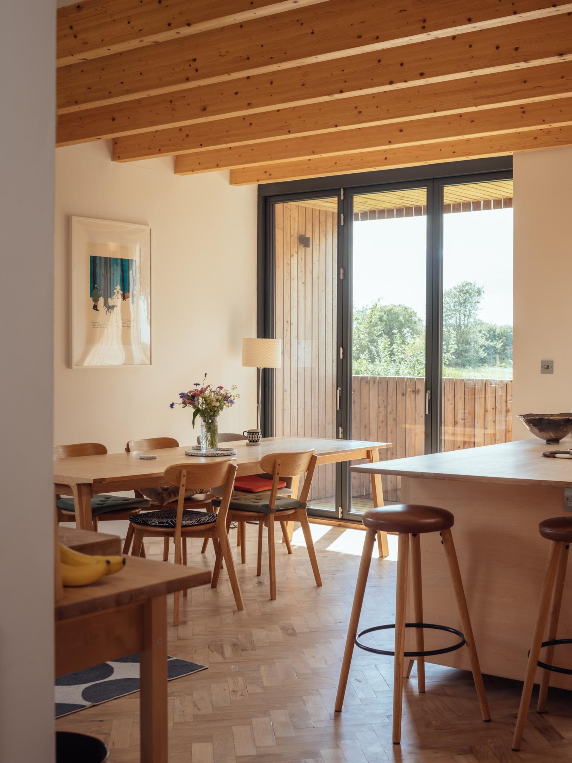 Orchard House by Studio Bark interior view - kitchen and dining