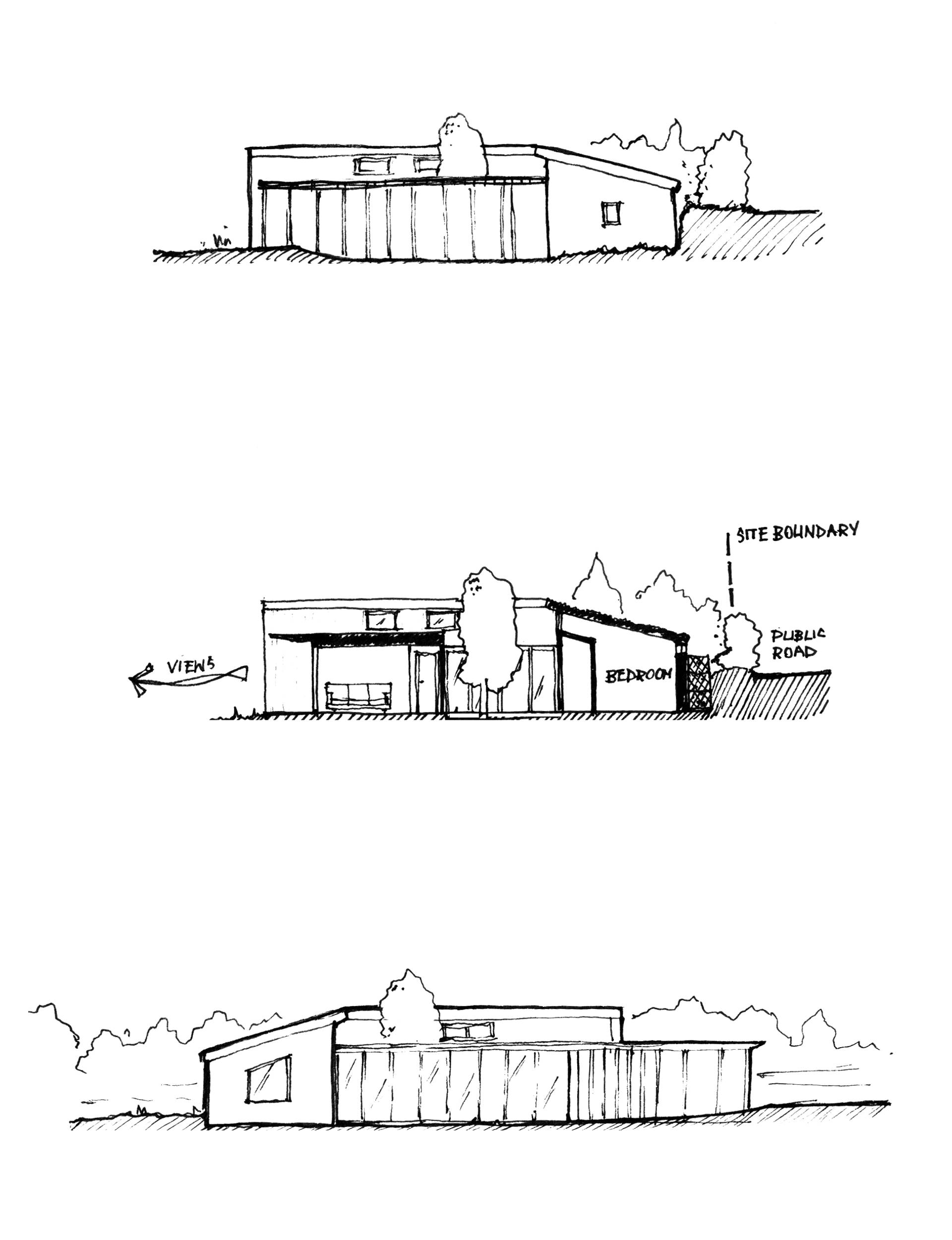 Elevation study by Studio Bark 