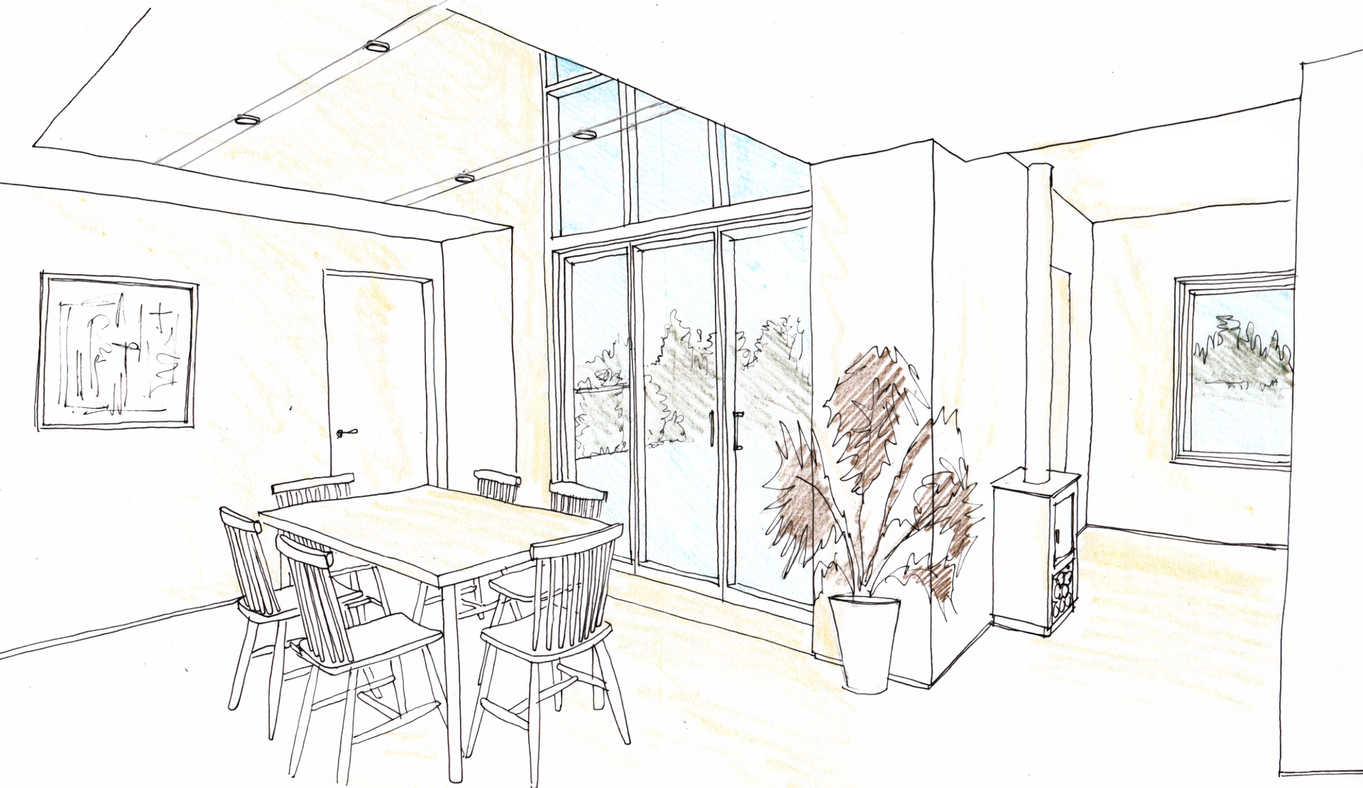 Interior Sketch by Studio Bark