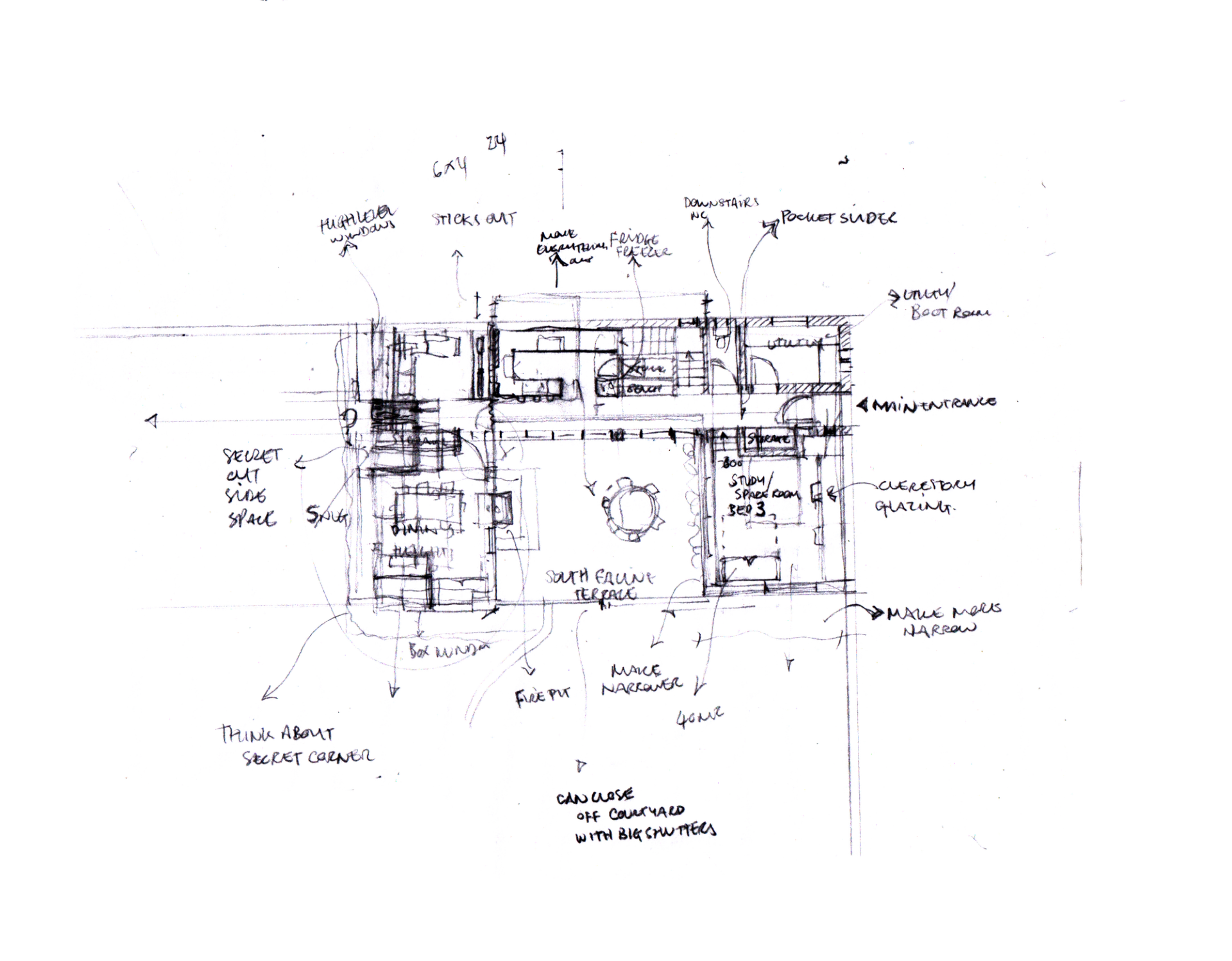 floor plan sketch