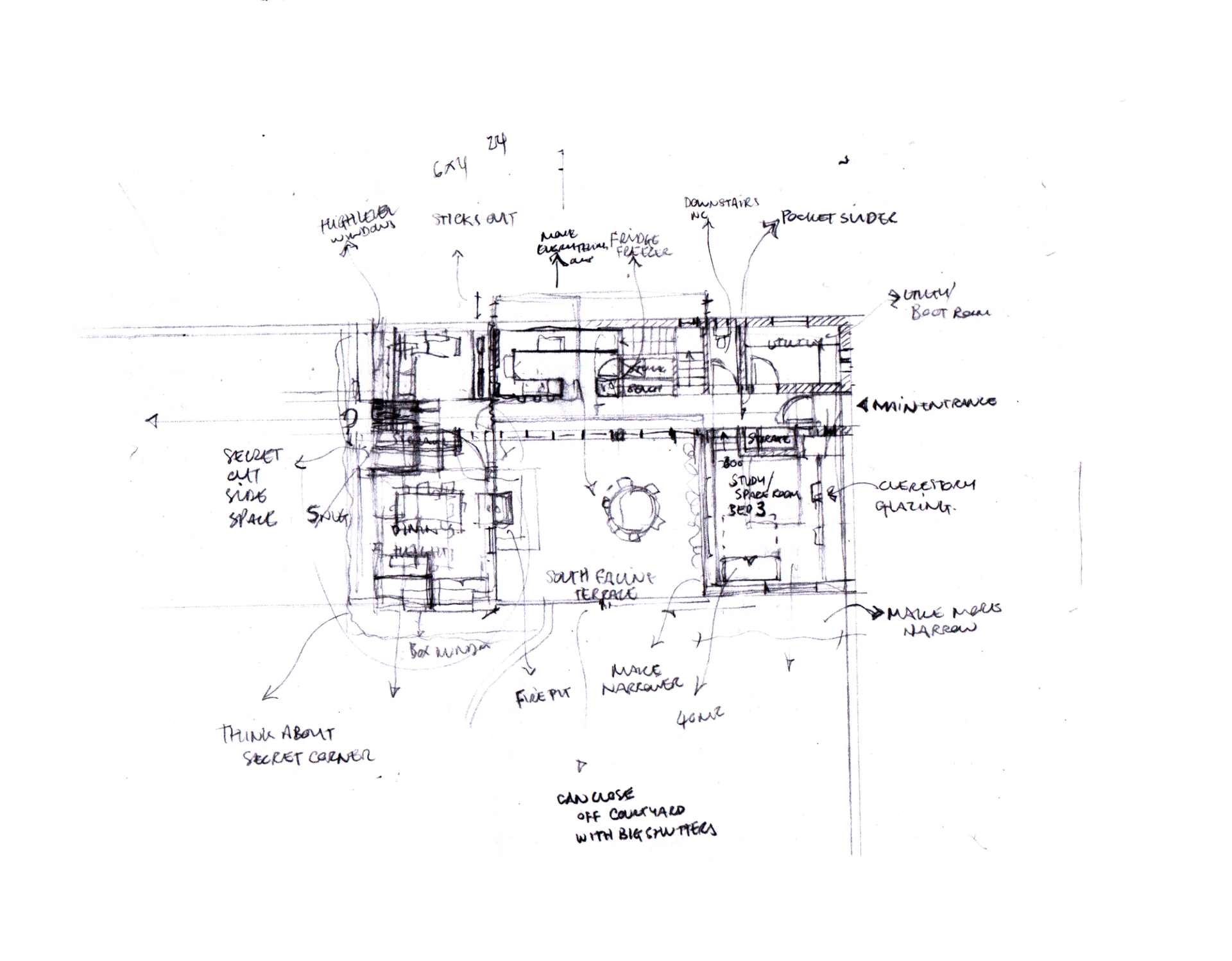 floor plan sketch
