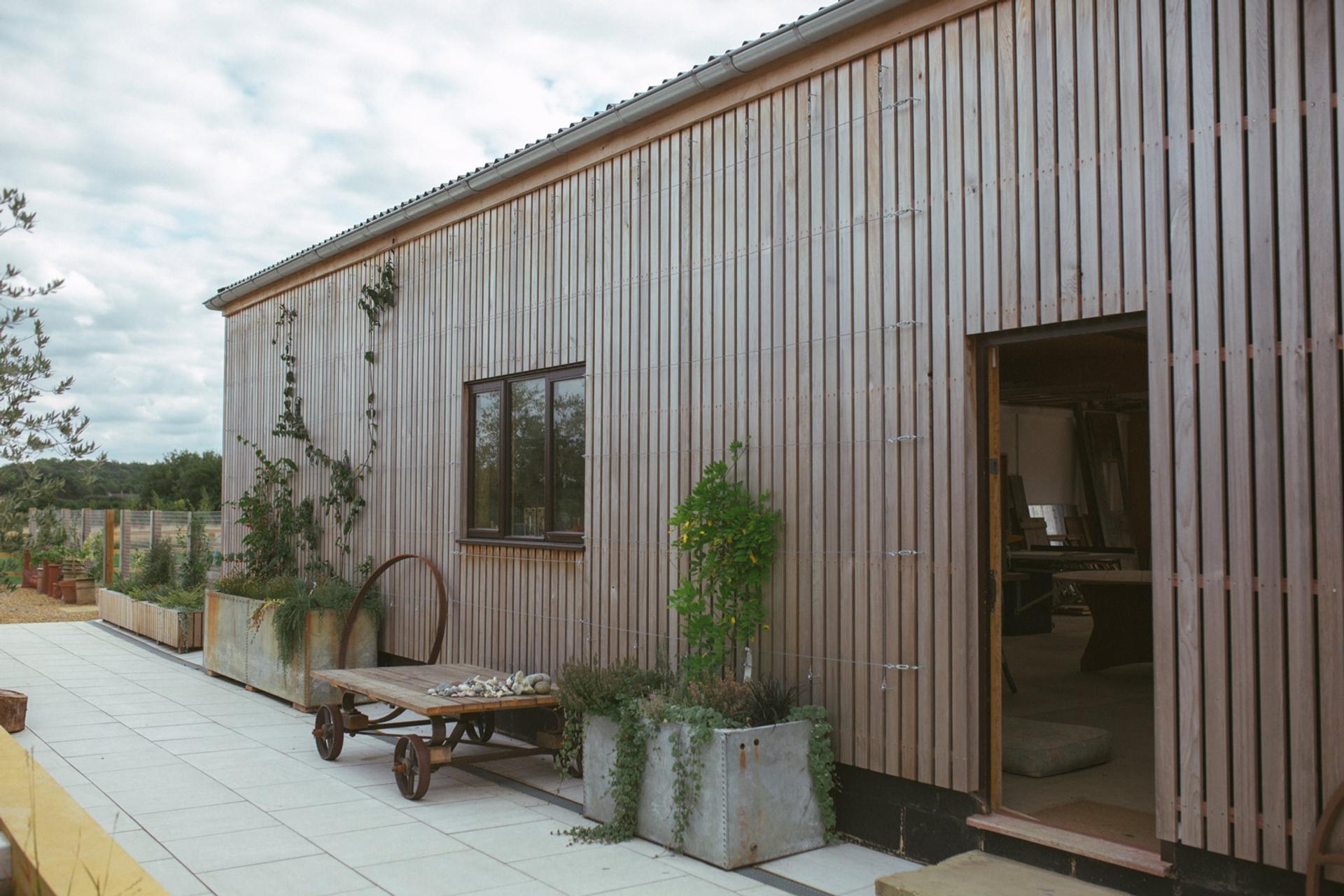 A modern agricultural barn conversion