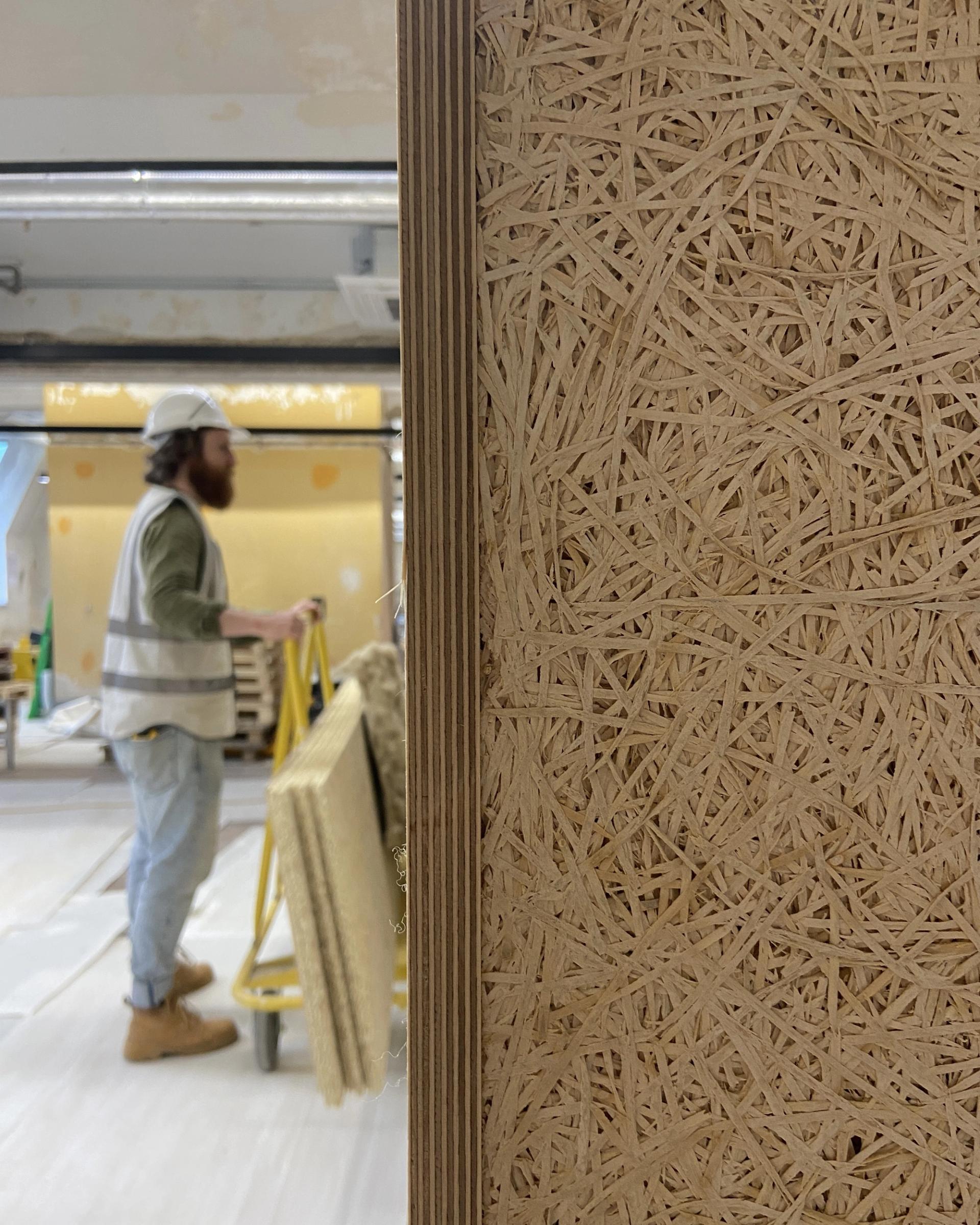 U-Build partition walls in construction