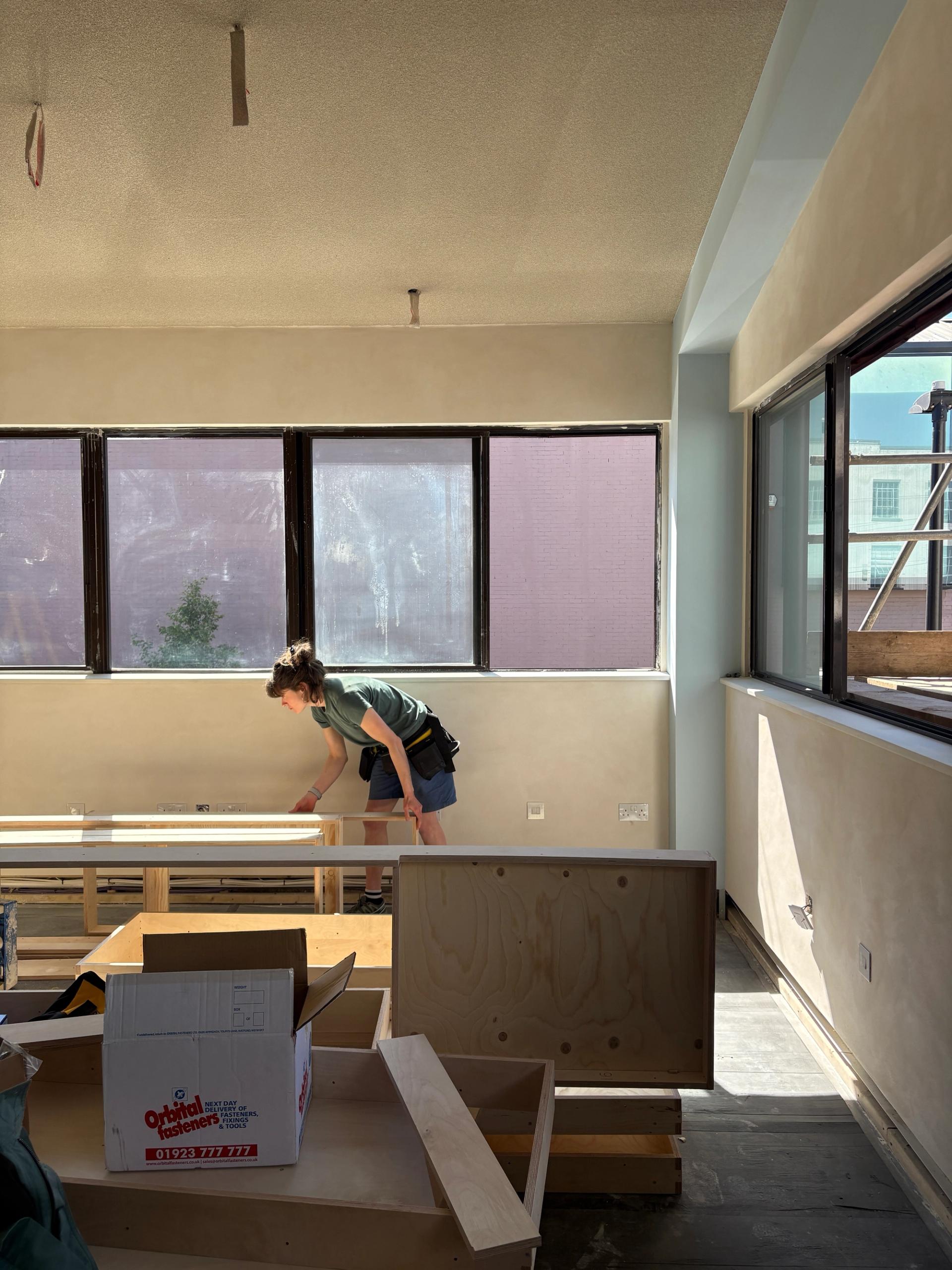 U-Build wall boxes are easy to lift