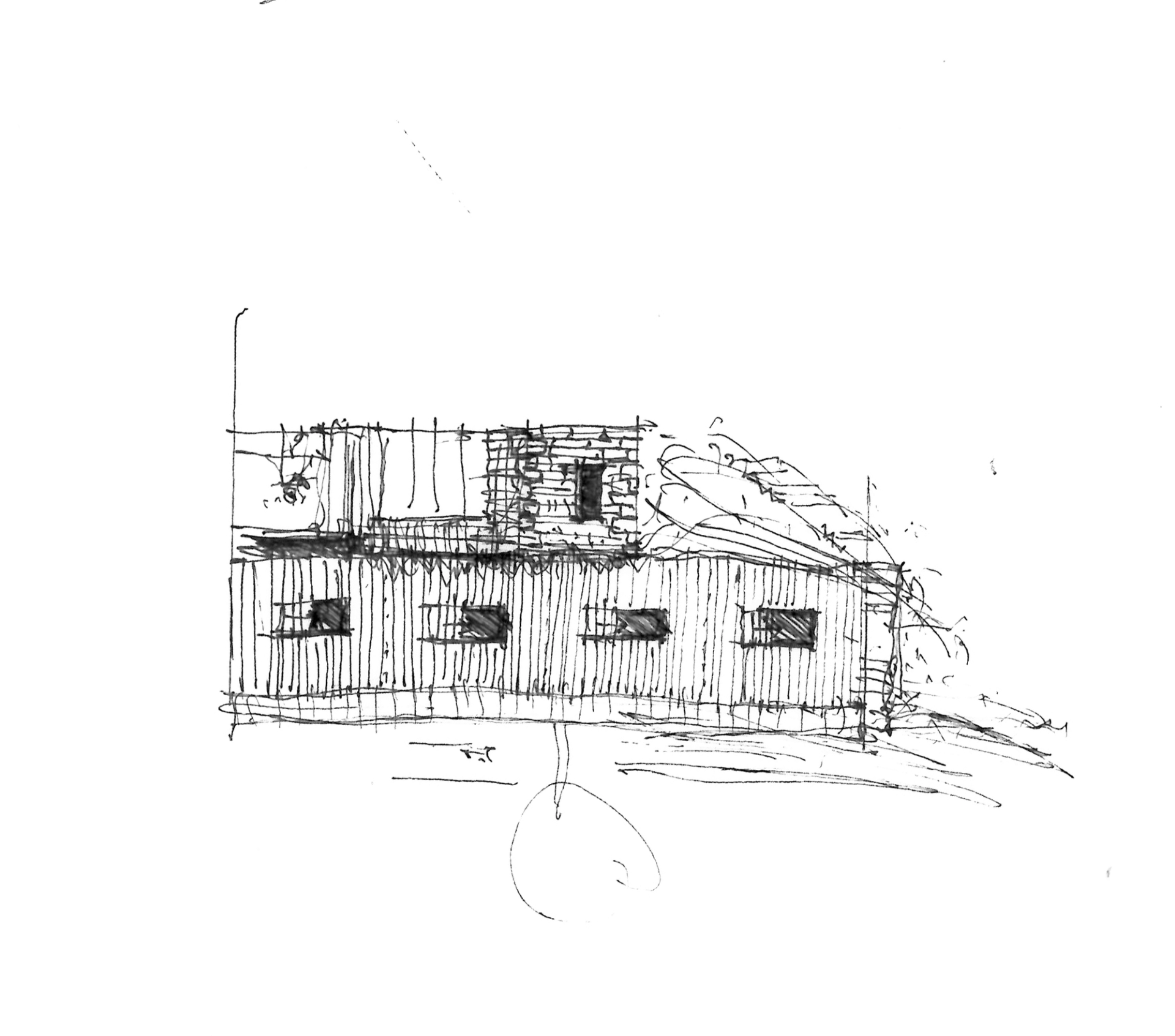Drawing of existing building 