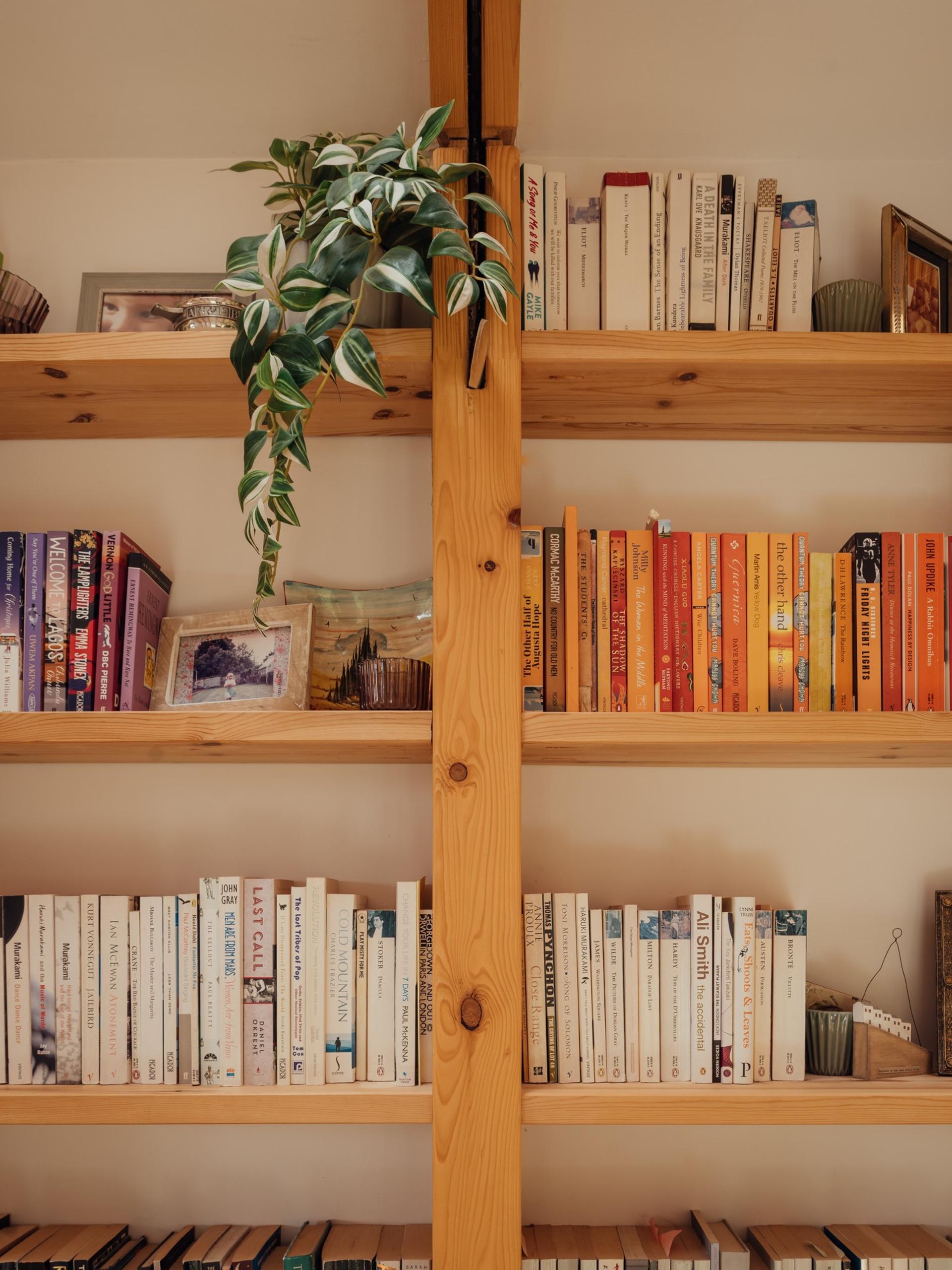 Orchard House by Studio Bark interior view - bookshelf