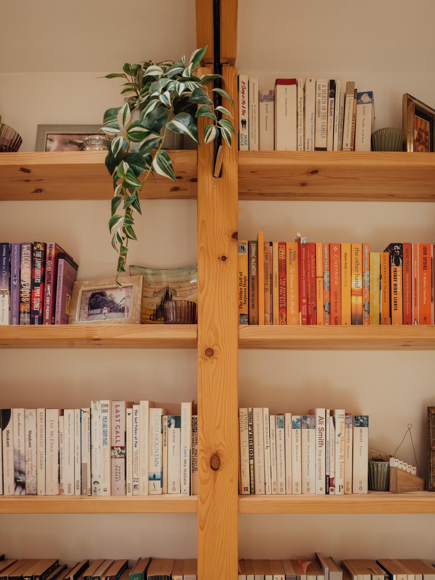 Orchard House by Studio Bark interior view - bookshelf