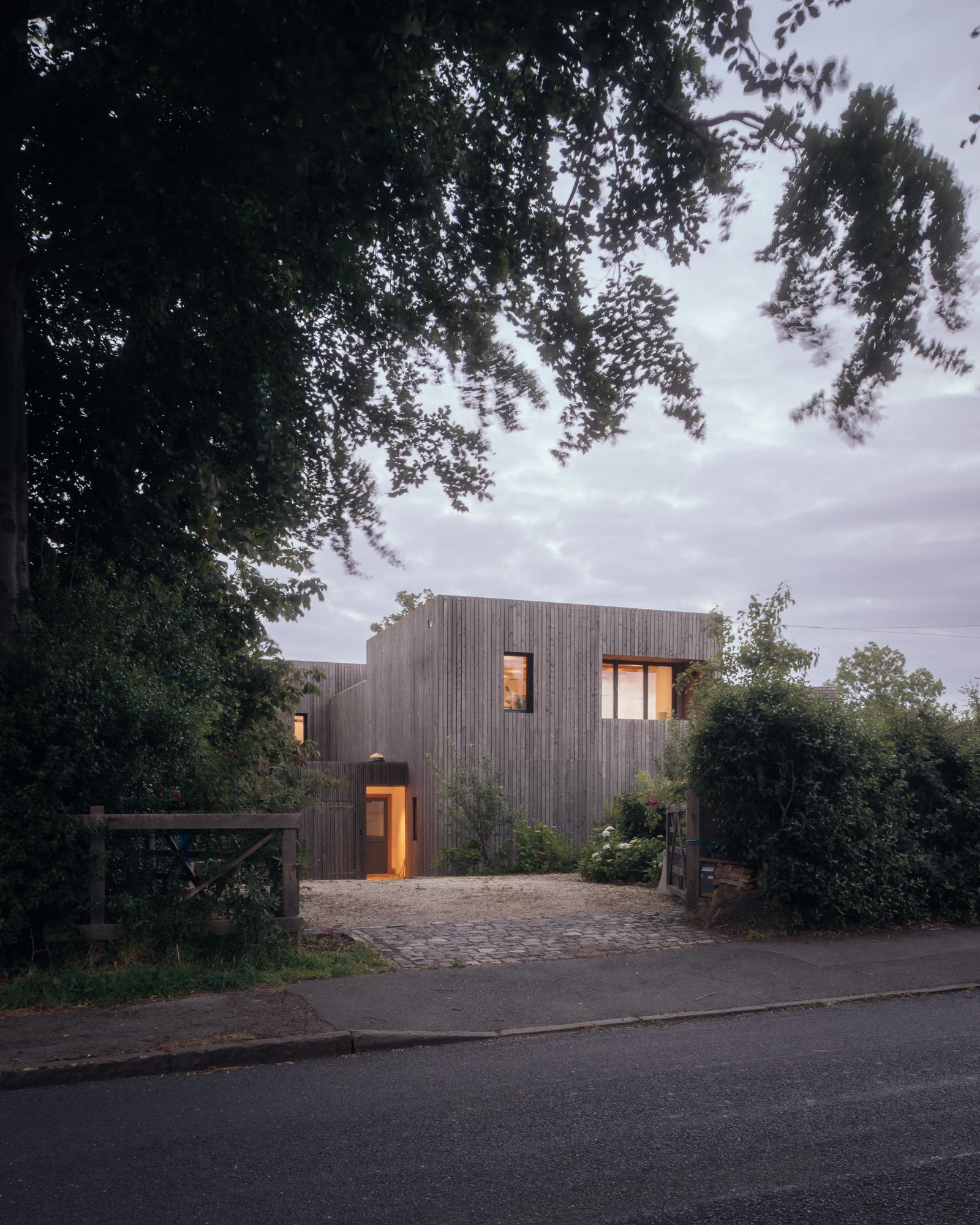 Orchard House at night
