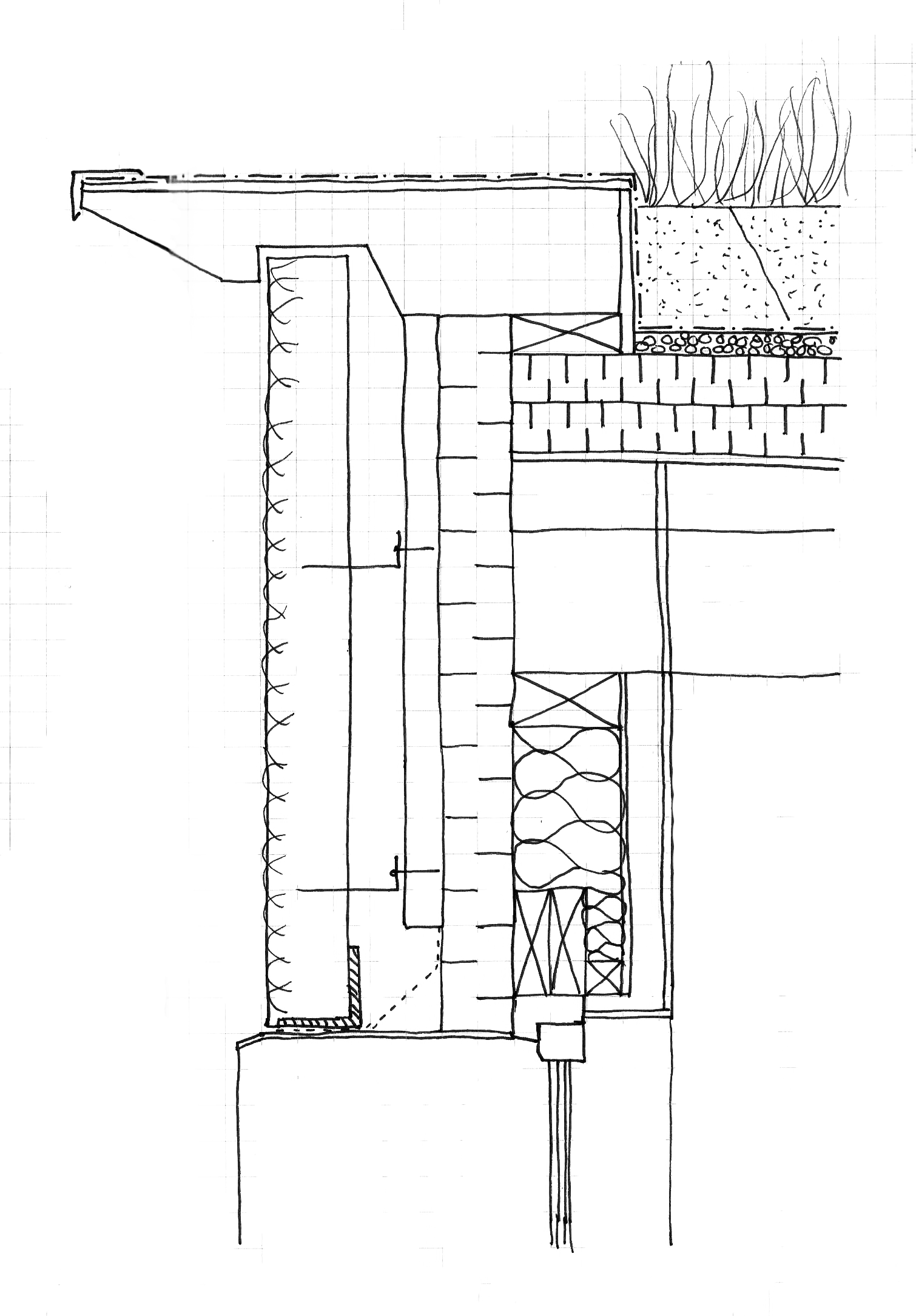 detail construction sketch by Studio Bark