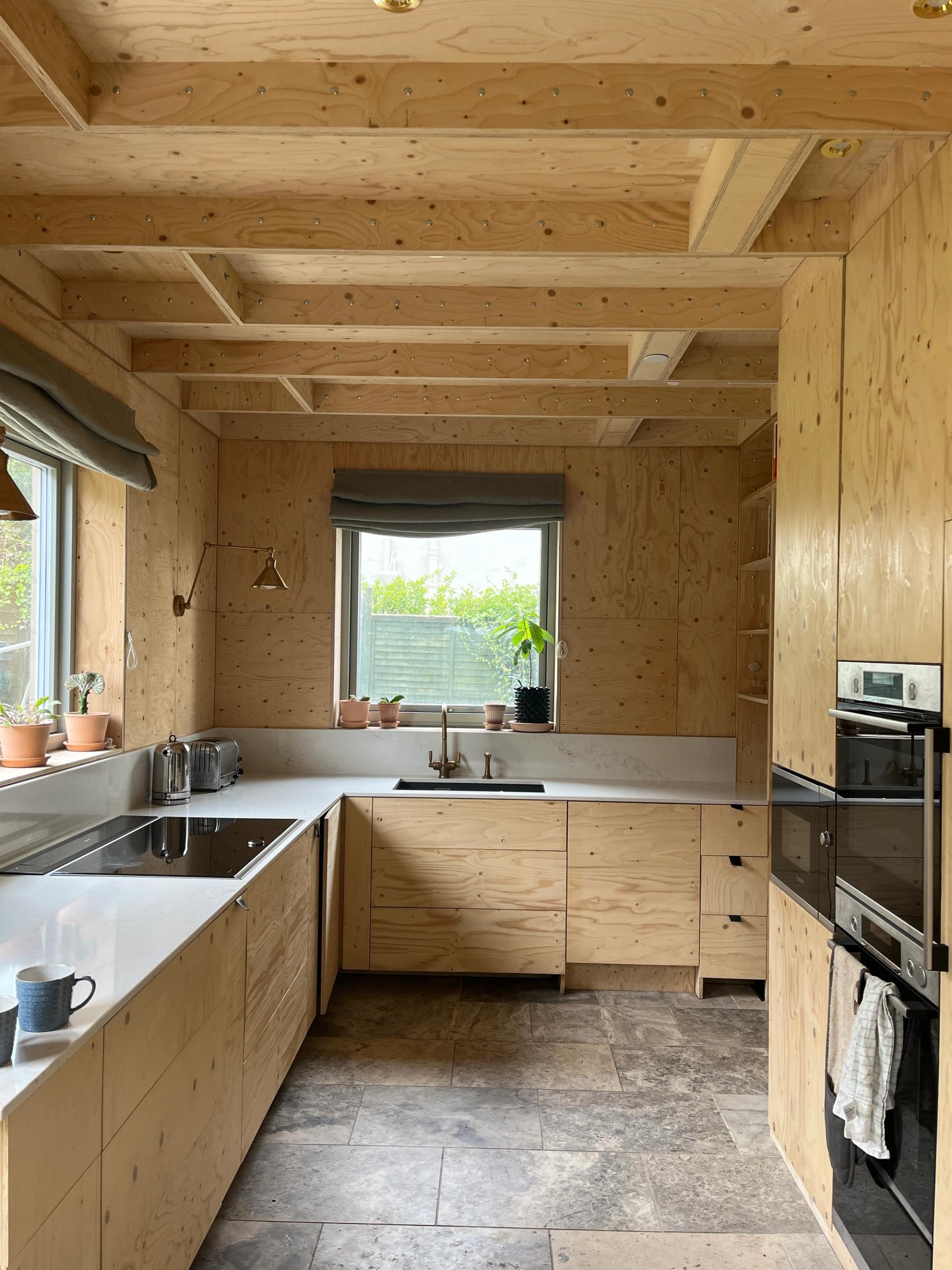 Victorian house extension with U-Build modern timber kitchen