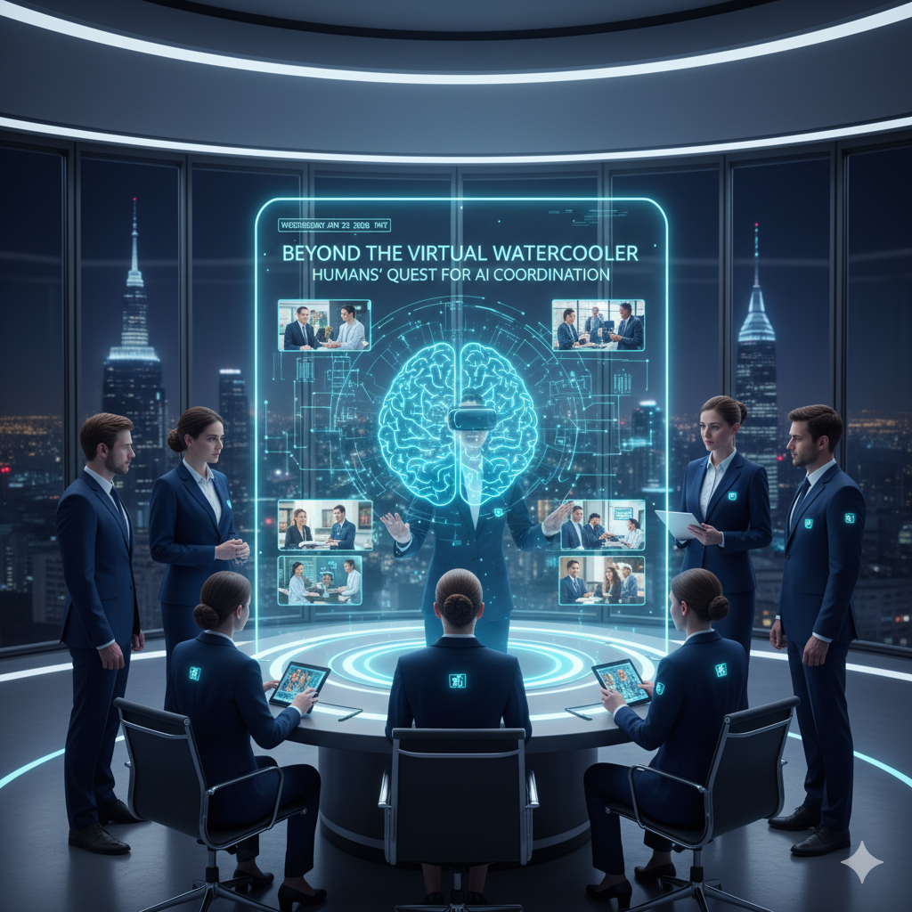 Beyond the Virtual Watercooler  Humans' Quest for AI Coordination