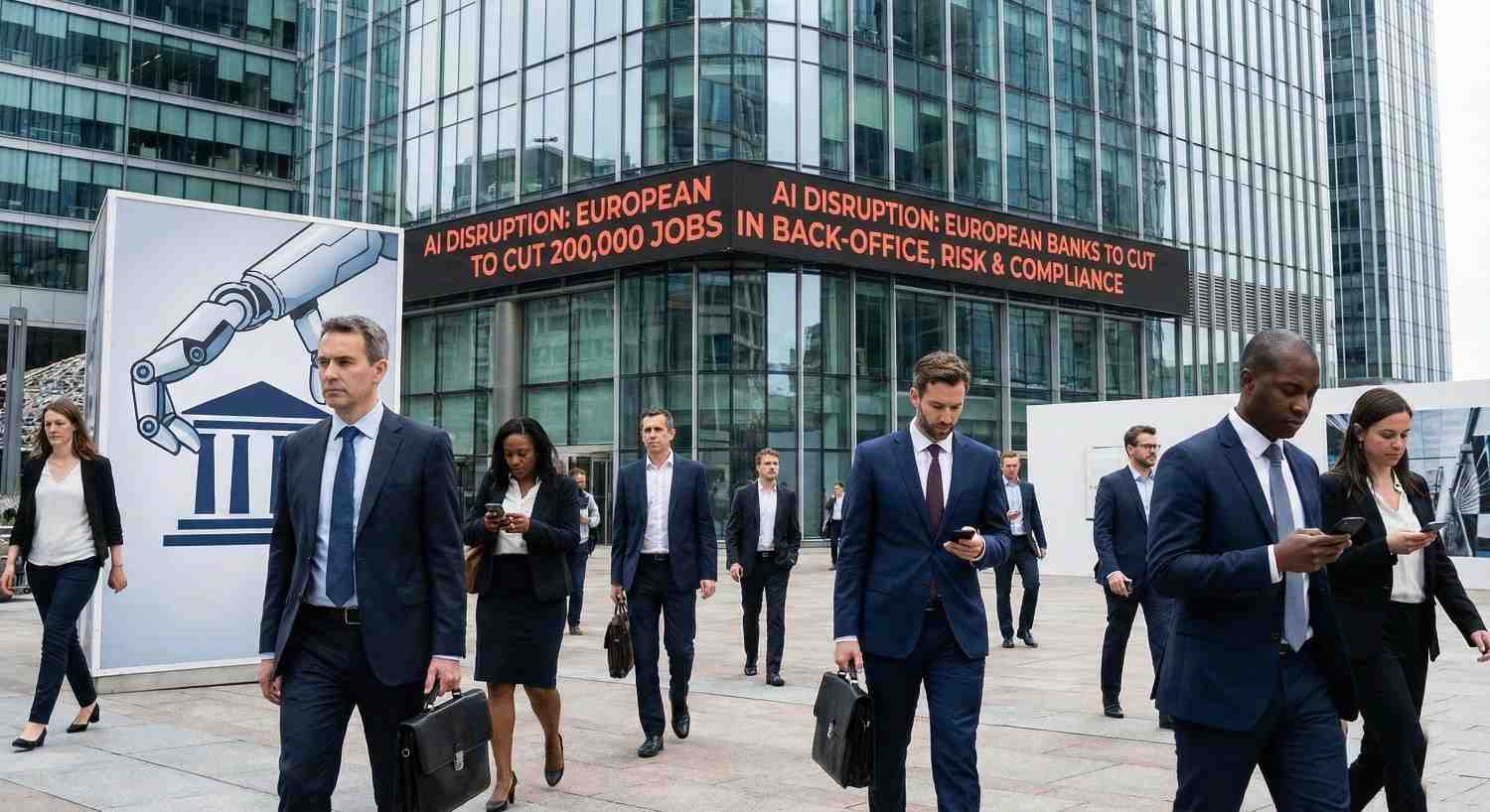 AI-Driven Bloodletting Decoding the 200,000-Job Shake-up in European Banking