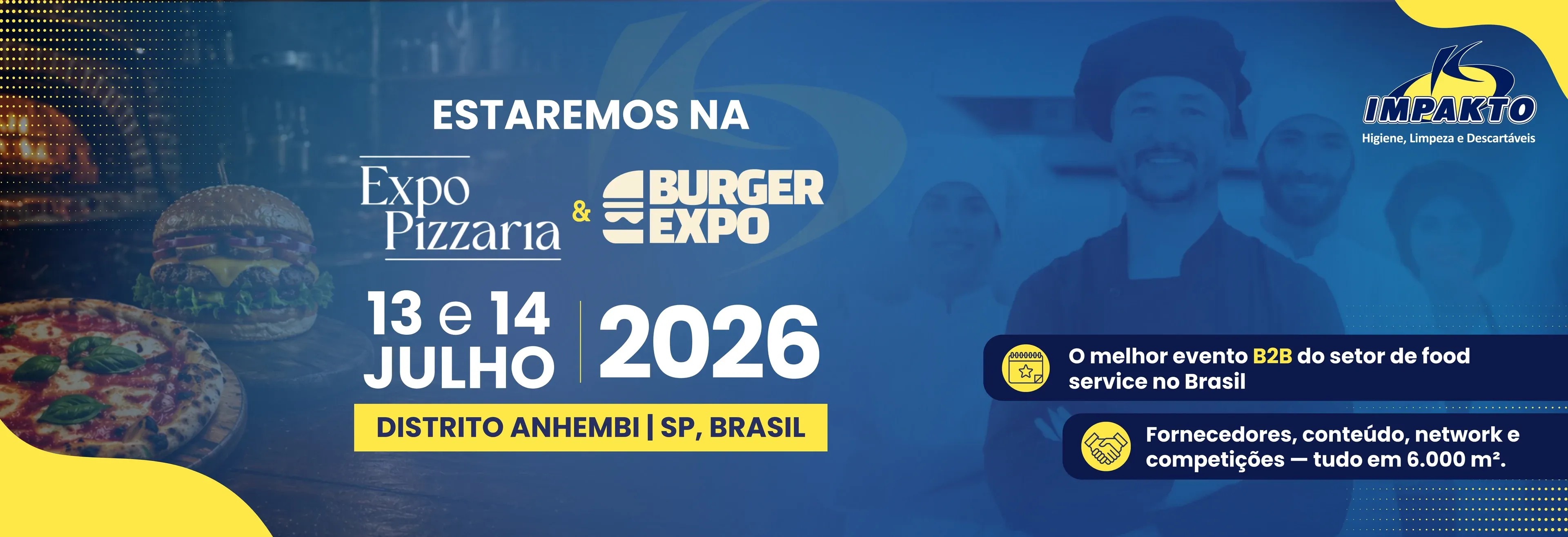 Banner Expo Pizzaria & Expo Burger