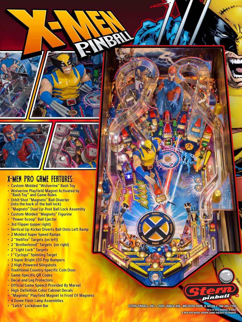 X-Men Flyer Rückseite