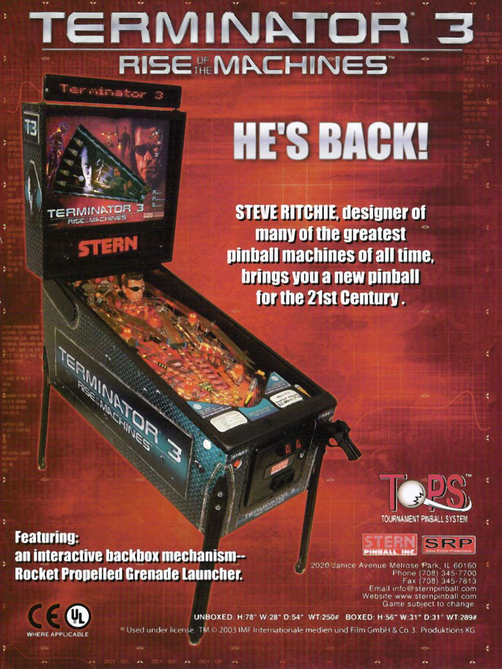 Terminator 3 Flyer Vorderseite