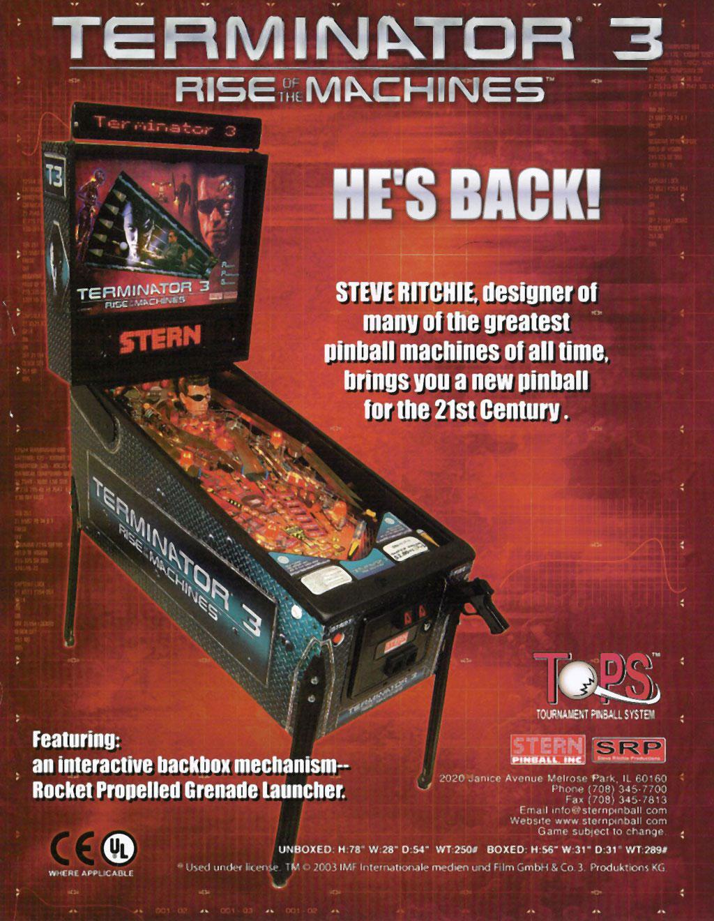 Terminator 3 Flyer Vorderseite
