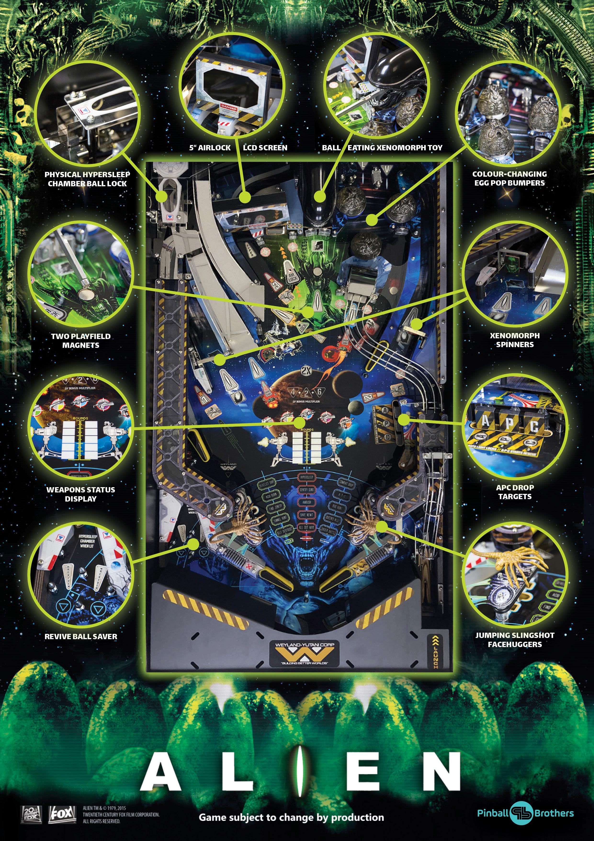 Alien Flyer Rückseite