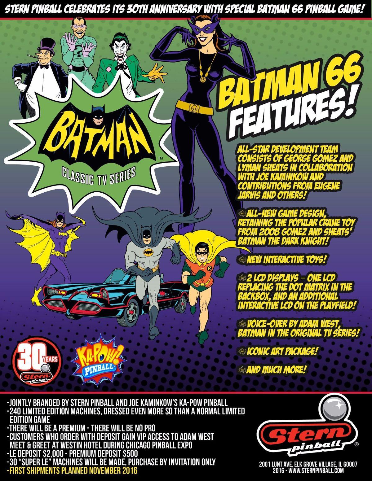 Batman 66 Features