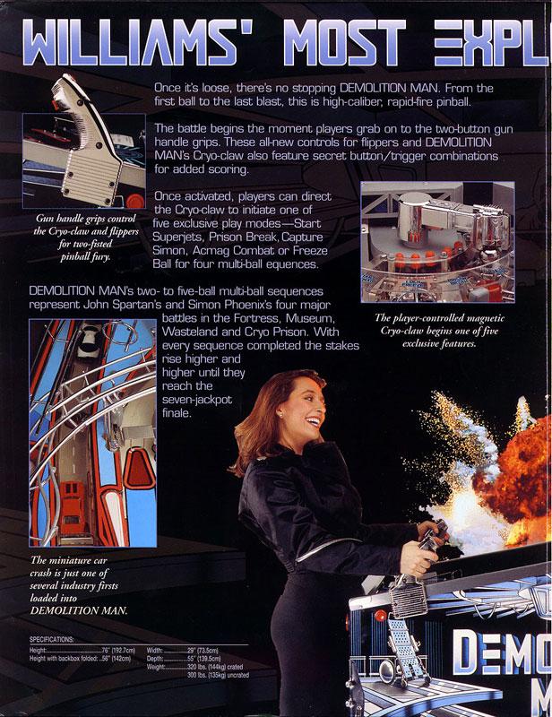 Demolition Man Flyer Seite 2