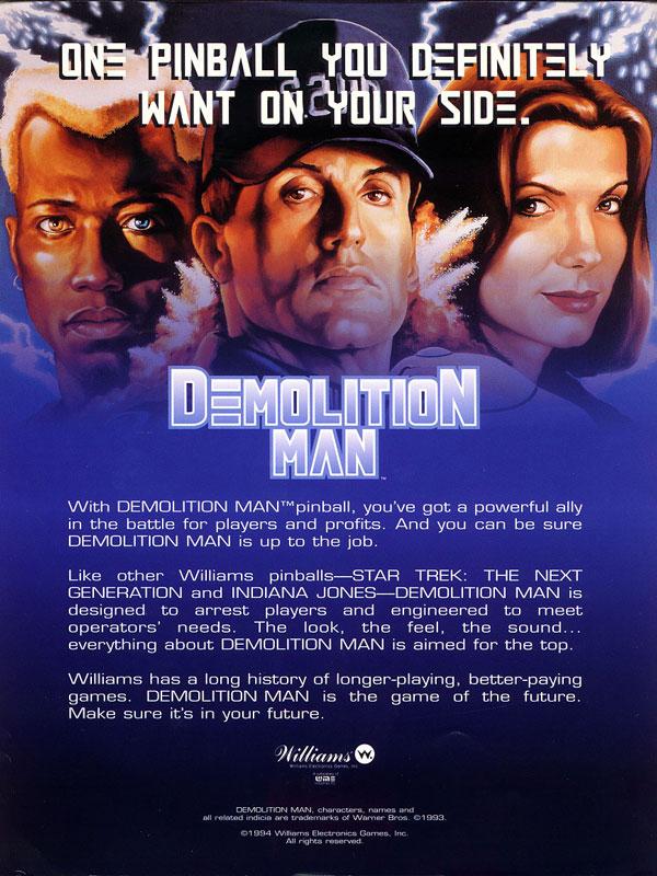 Demolition Man Flyer Seite 4