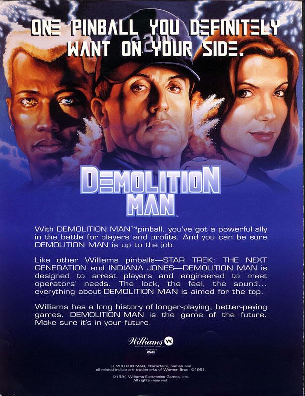Demolition Man Flyer Seite 4