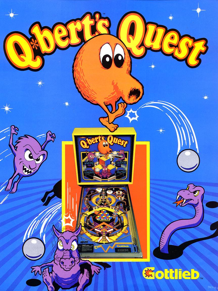 Q*Bert's Quest Flyer front