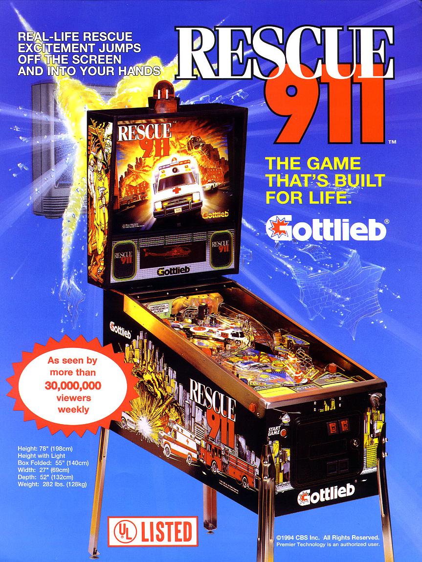 Rescue 911 Flyer front