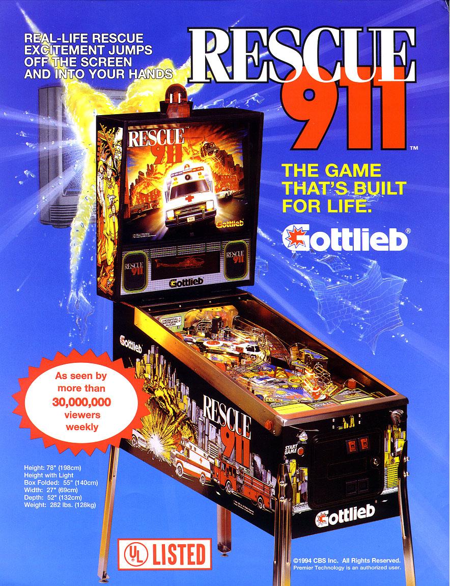 Rescue 911 Flyer front