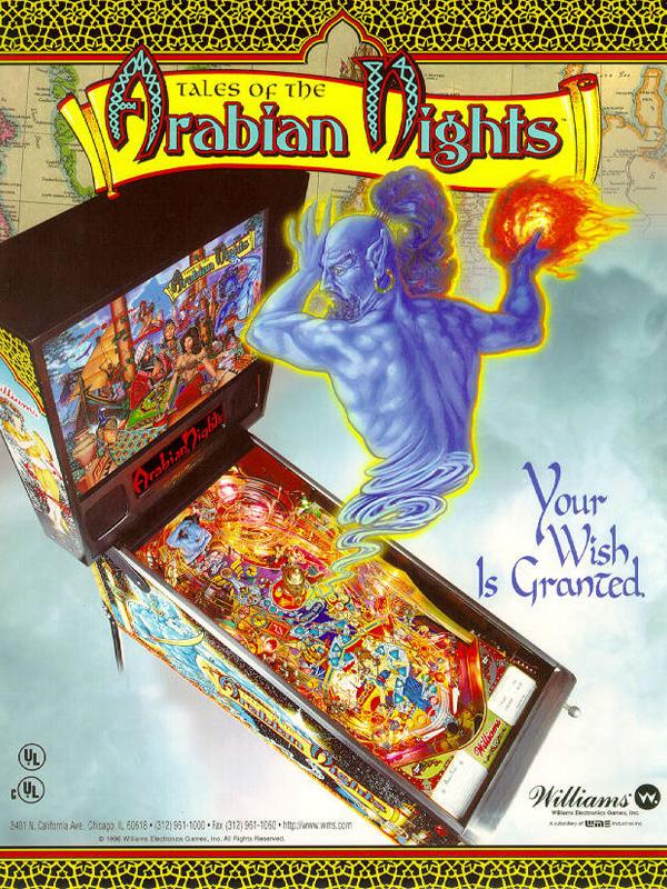 Tales of the Arabien Nights Flyer Vorderseite
