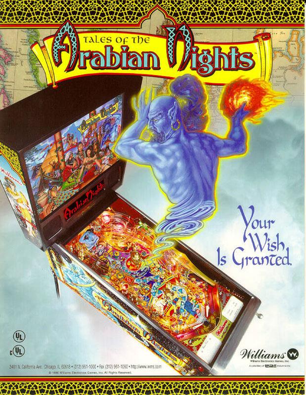 Tales of the Arabien Nights Flyer Vorderseite