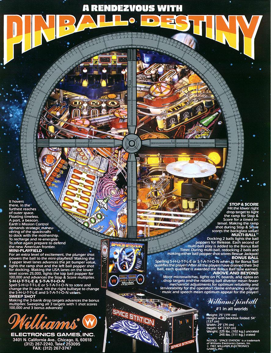 Space Station Flyer Rückseite