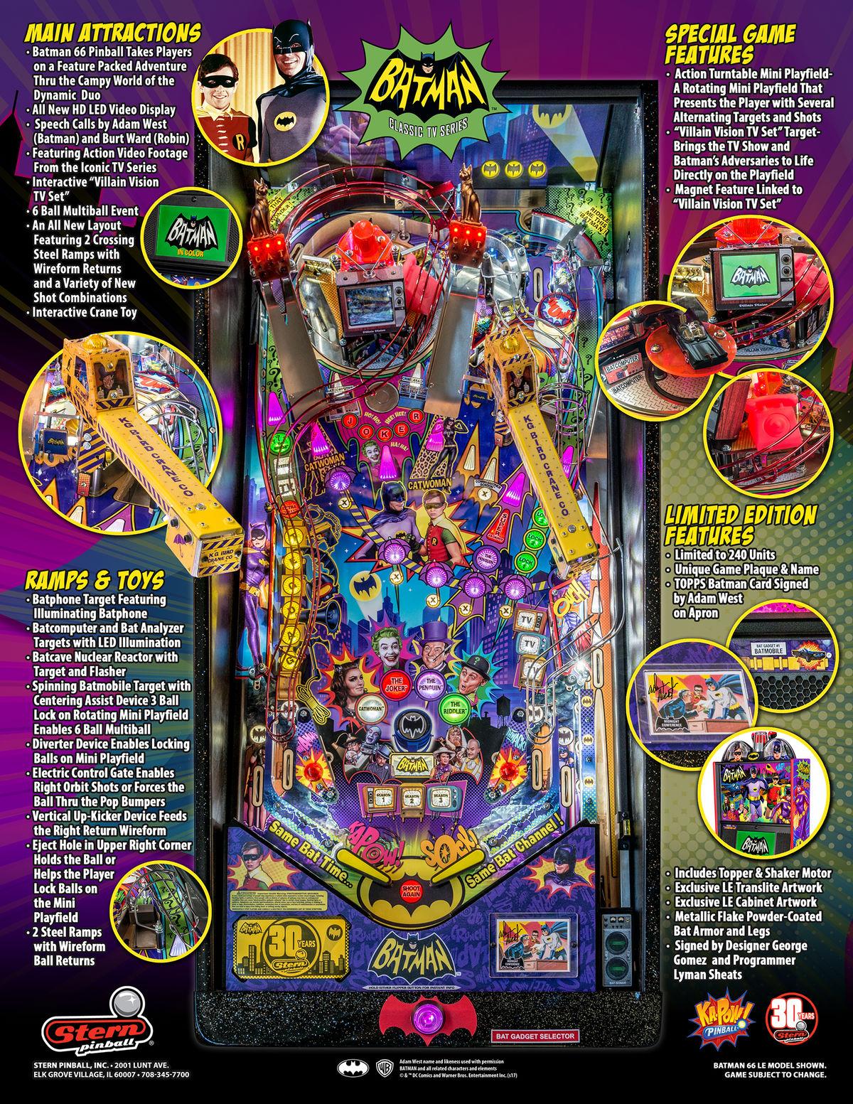 Batman 66 Flyer Back