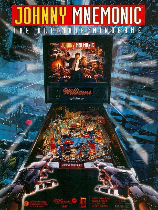 Johnny Mnemonic Flyer Vorderseite