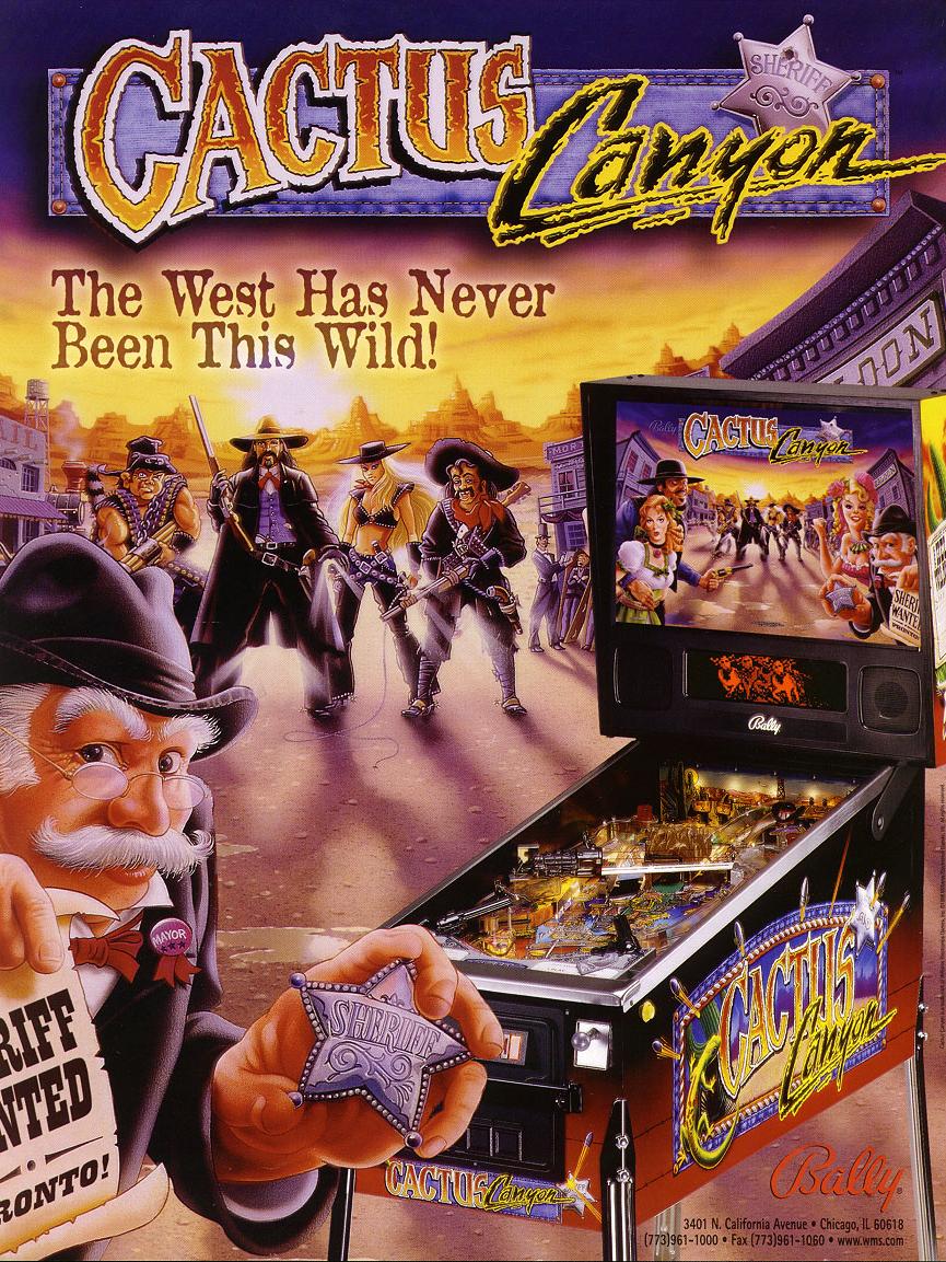 Cactus Canyon Flyer Vorderseite