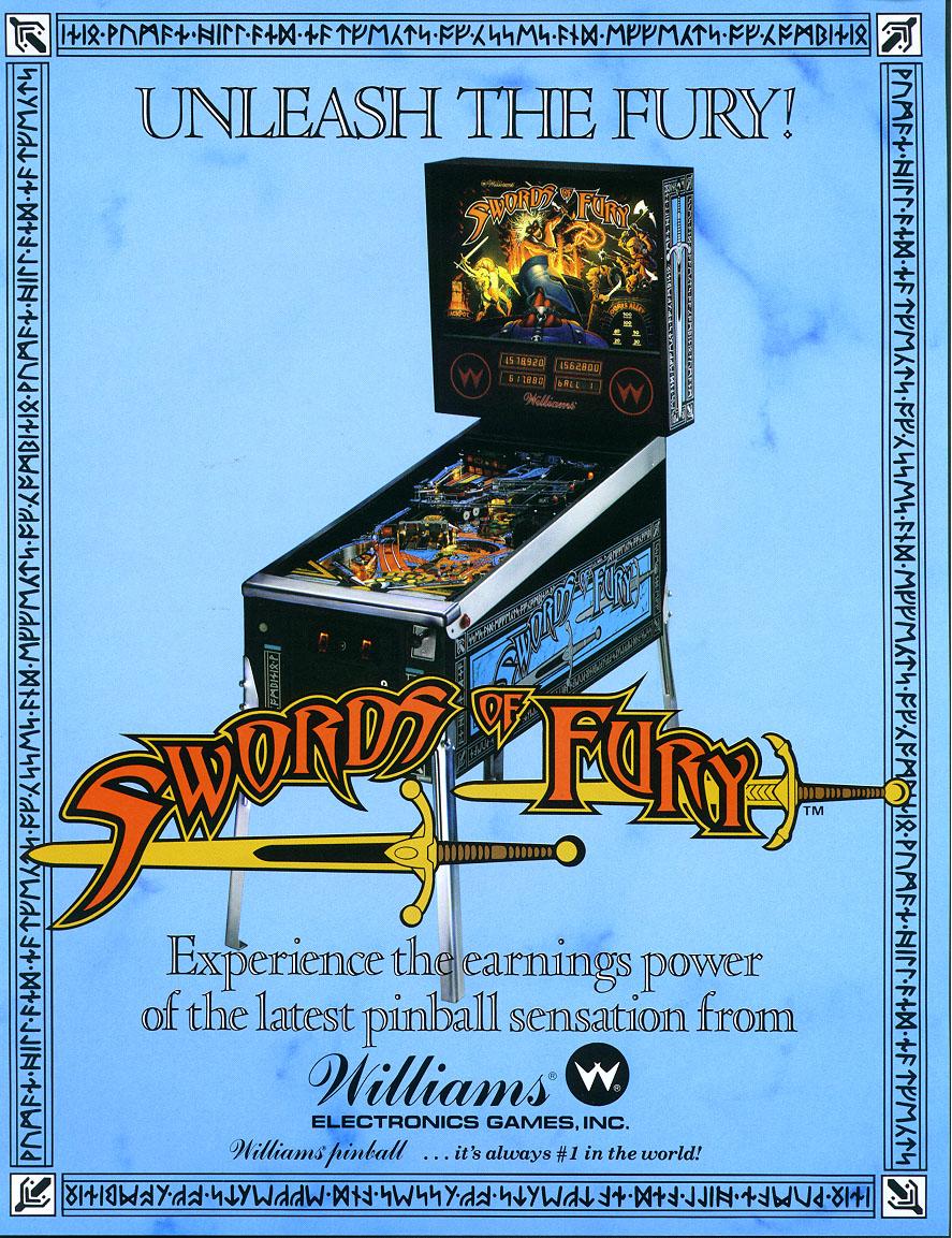 Swords of Fury Flyer Vorderseite