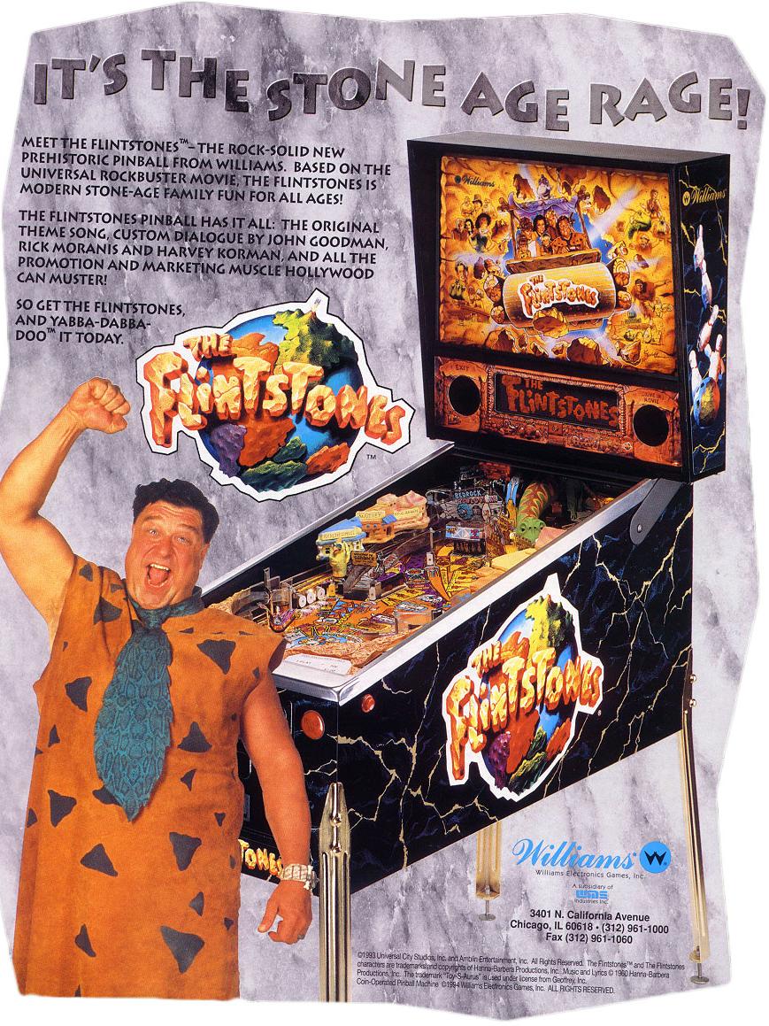 Flintstones Flyer Vorderseite