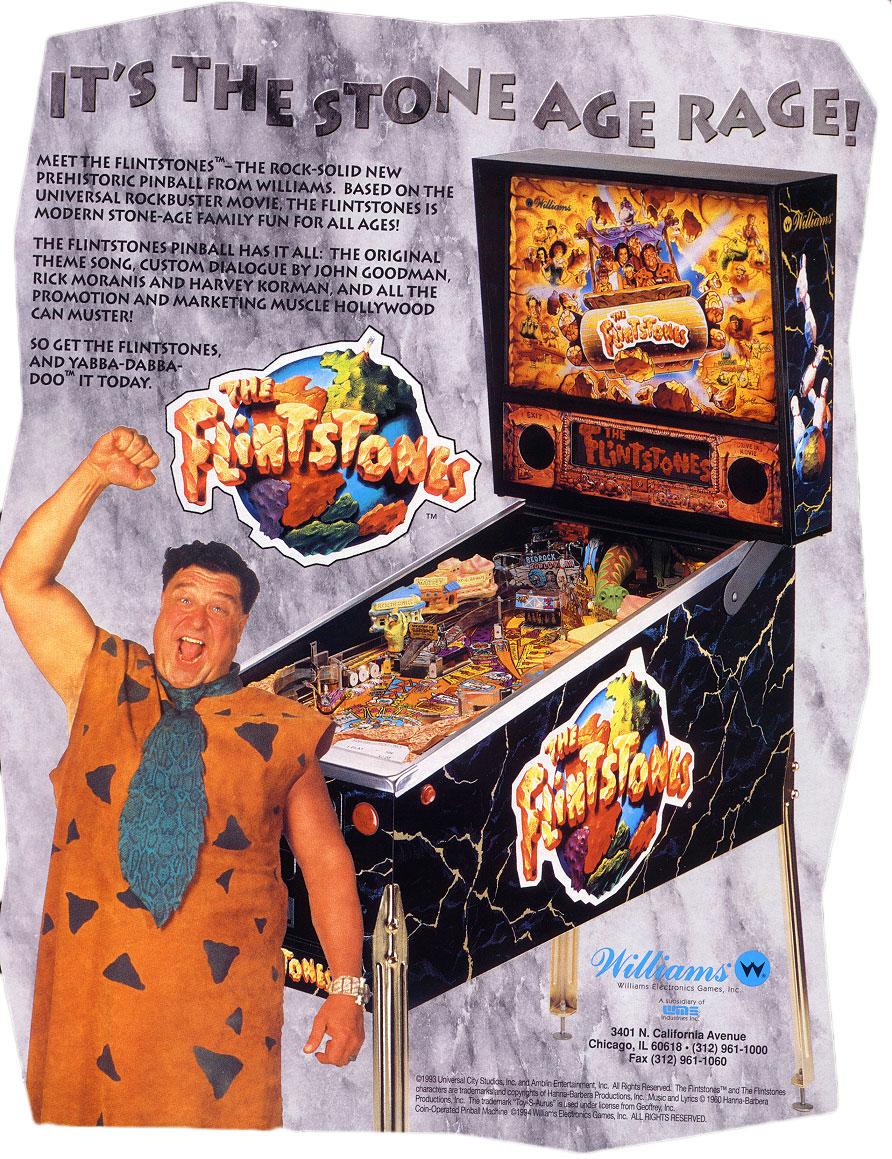 Flintstones Flyer Vorderseite