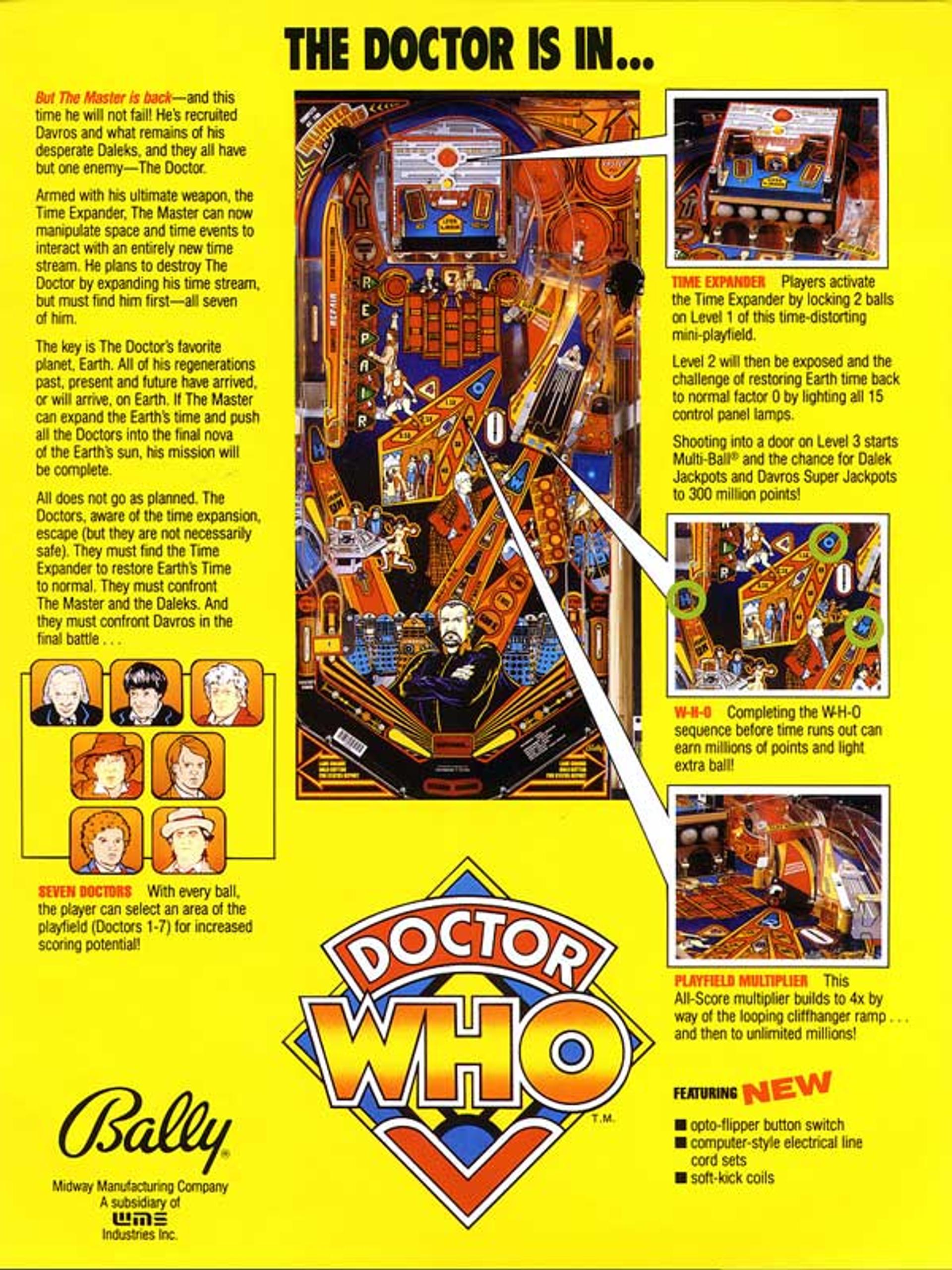 Doctor Who Flyer Rückseite