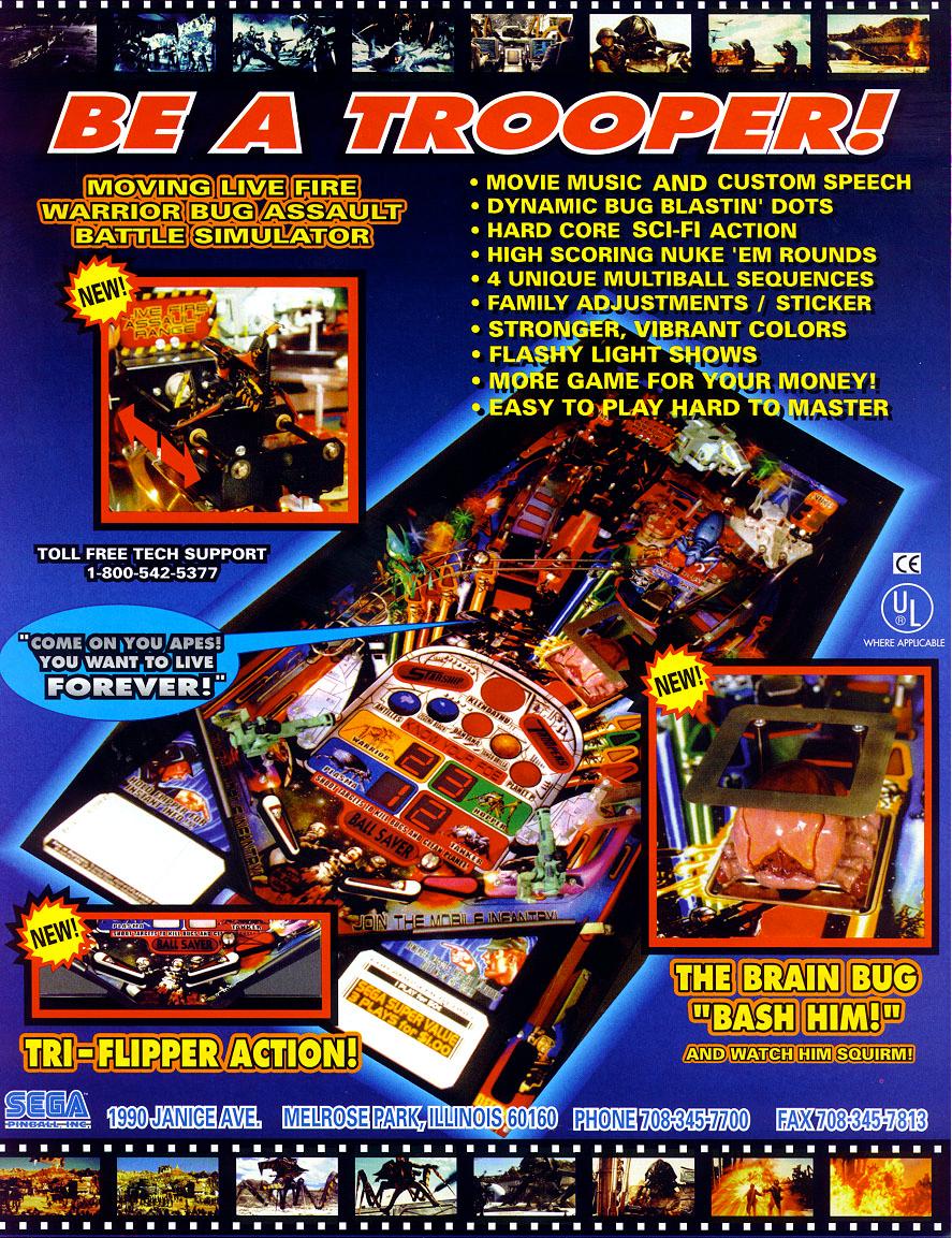 Starship Troopers Flyer Rückseite