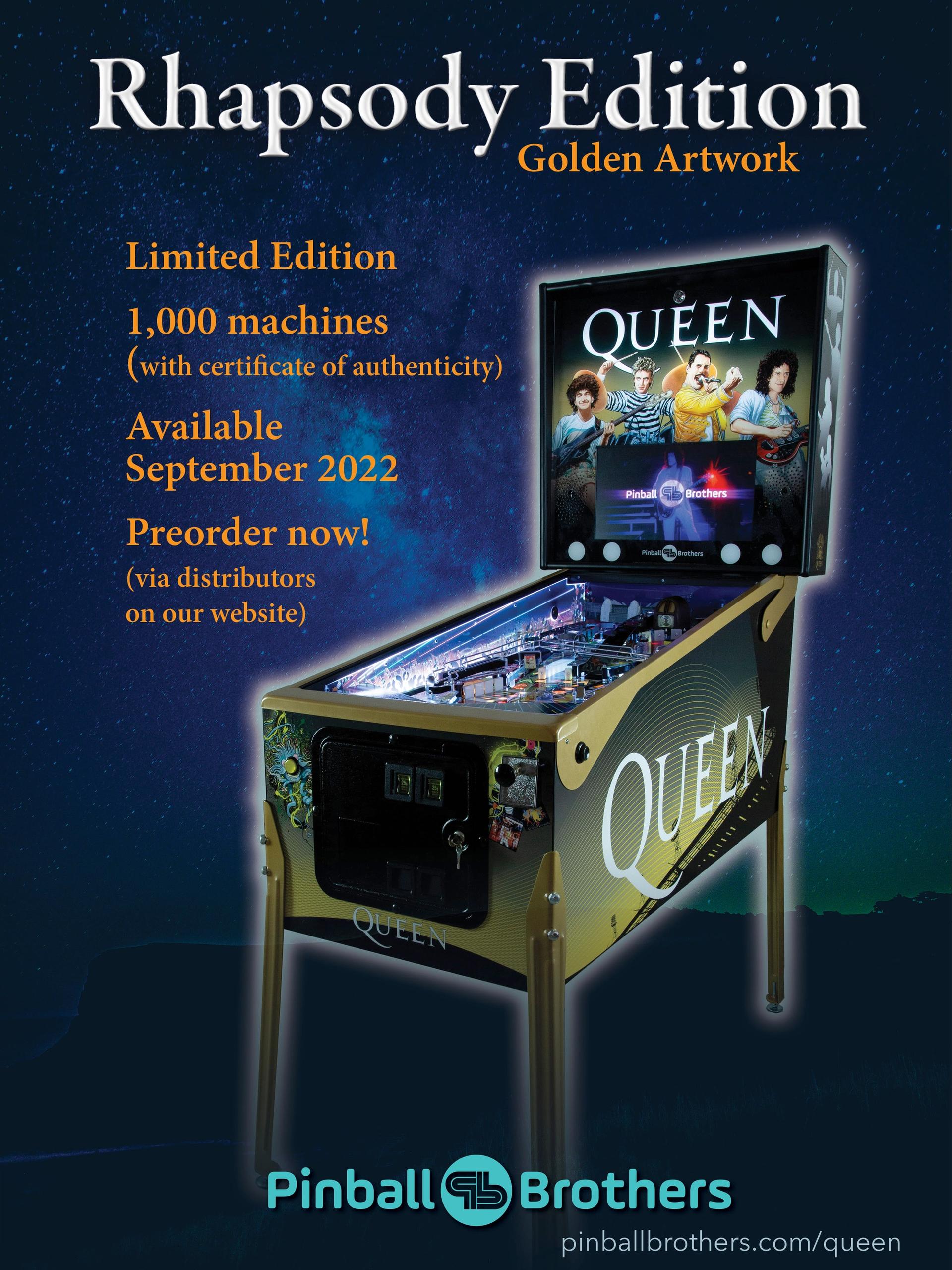 Queen Rhapsodie Limited Edition Flyer 2
