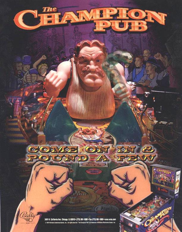 The Champion Pub Flyer Vorderseite