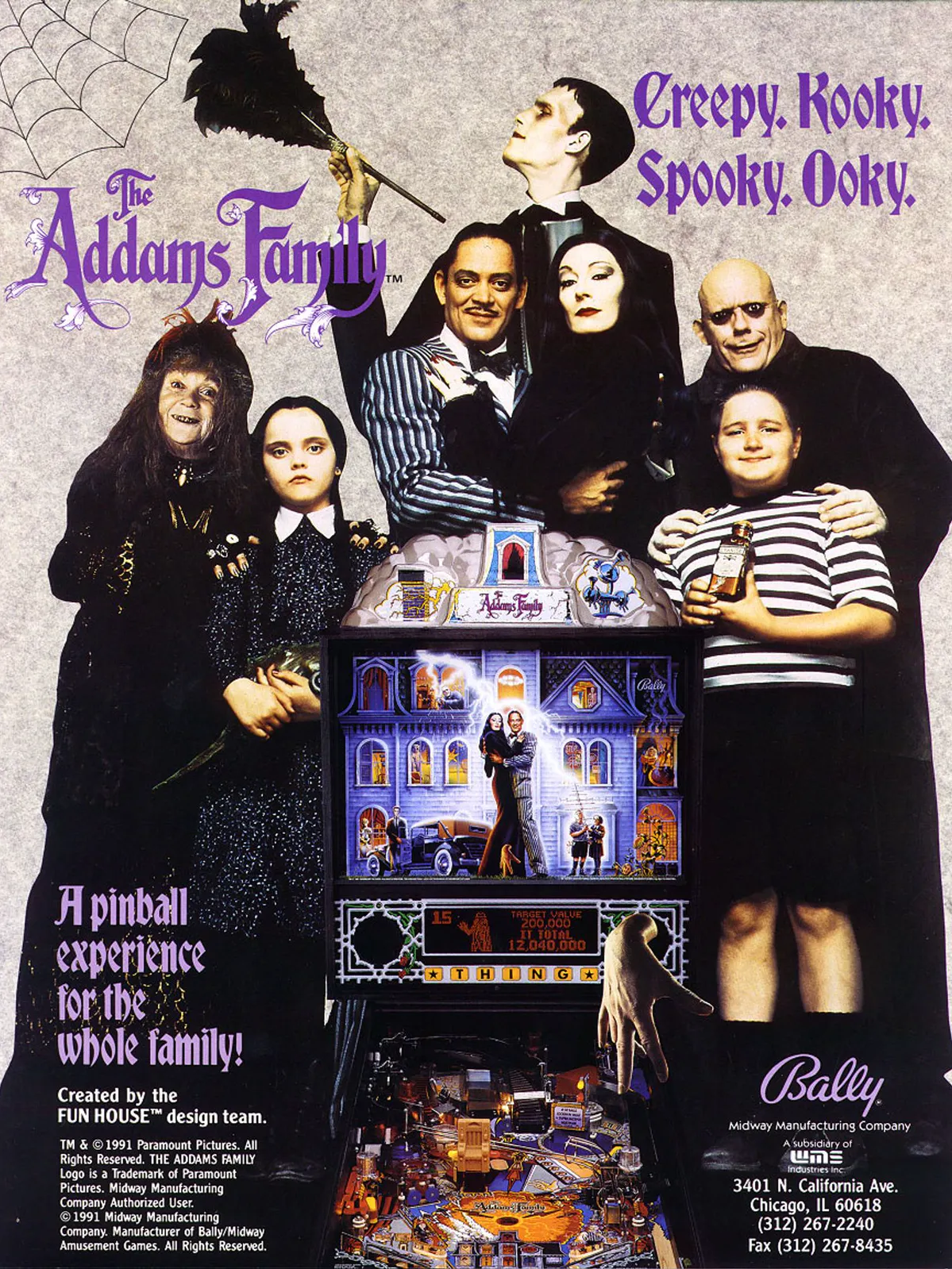 Addams Family Flyer front