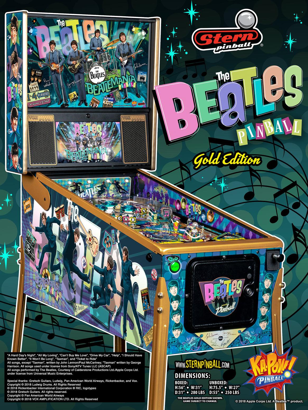 Flyer The Beatles Gold Edition