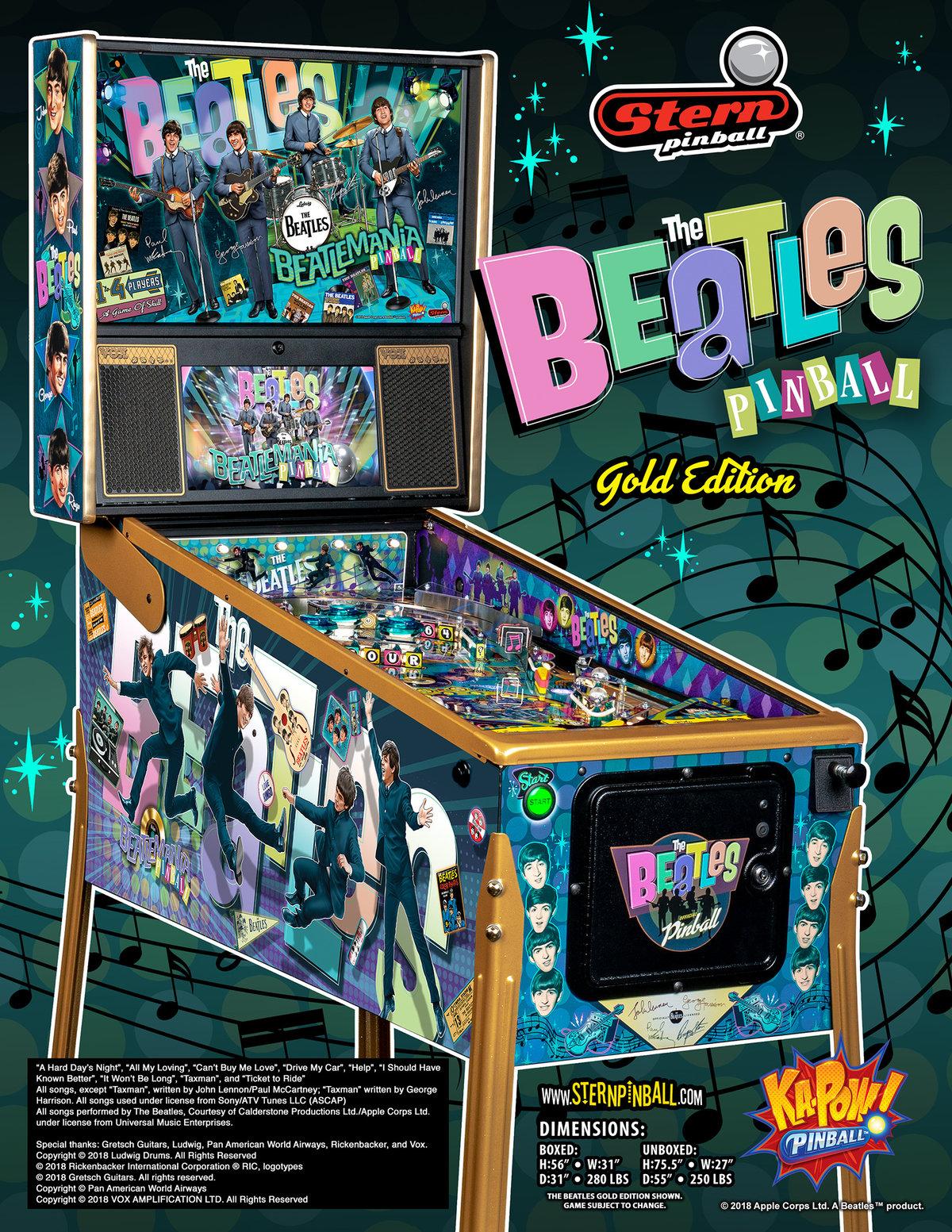 Flyer The Beatles Gold Edition