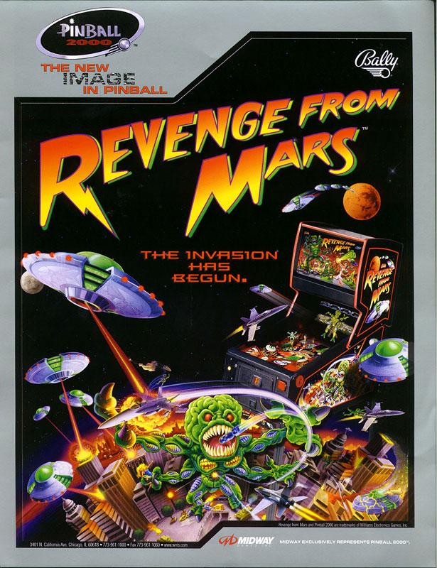 Revenge from Mars Flyer Seite 1